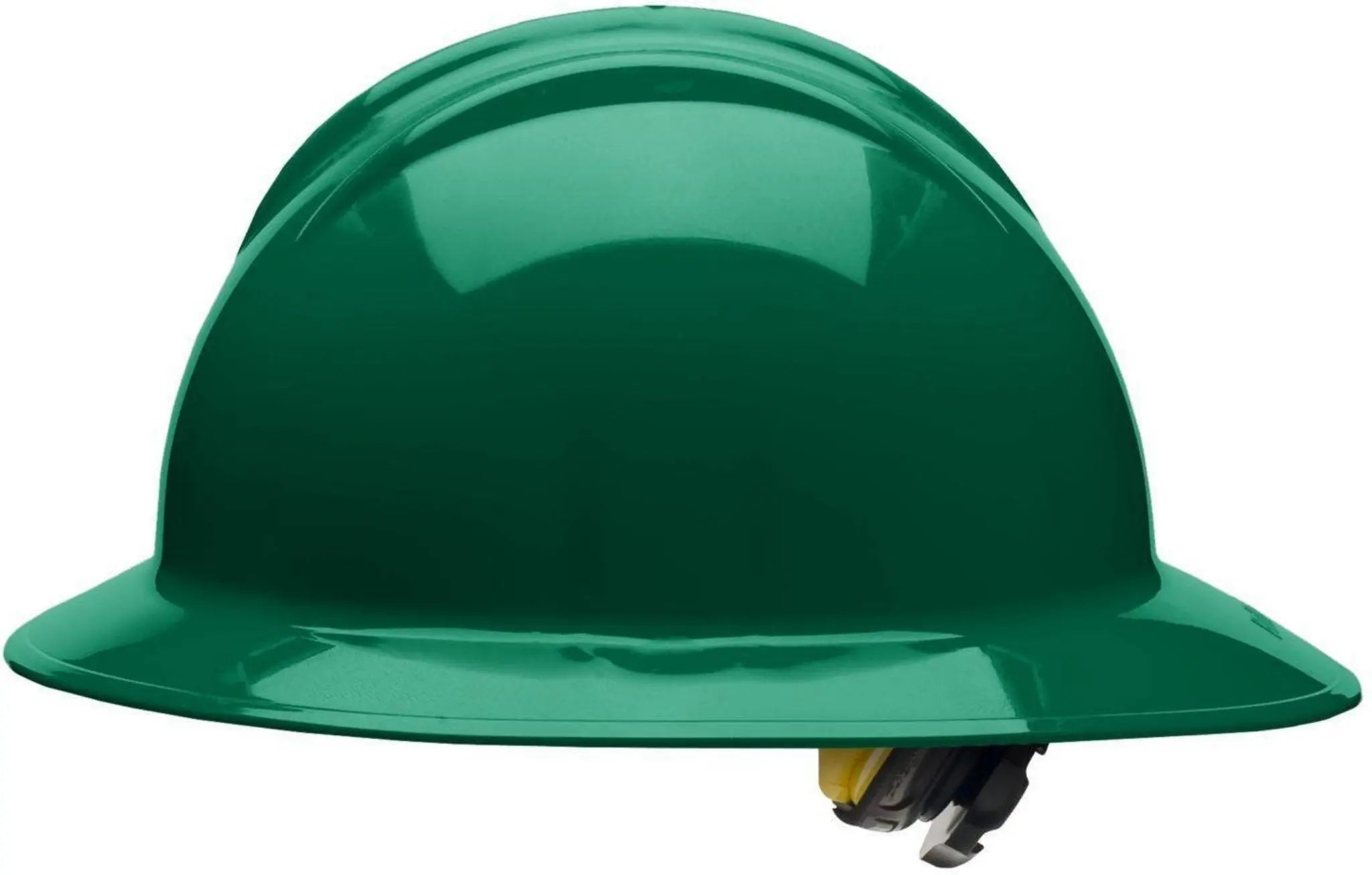Bullard C33 33FGR 6pt Ratchet Classic Full Brim Style Hard Hat, Forest Green, 1 Each, Side View 1