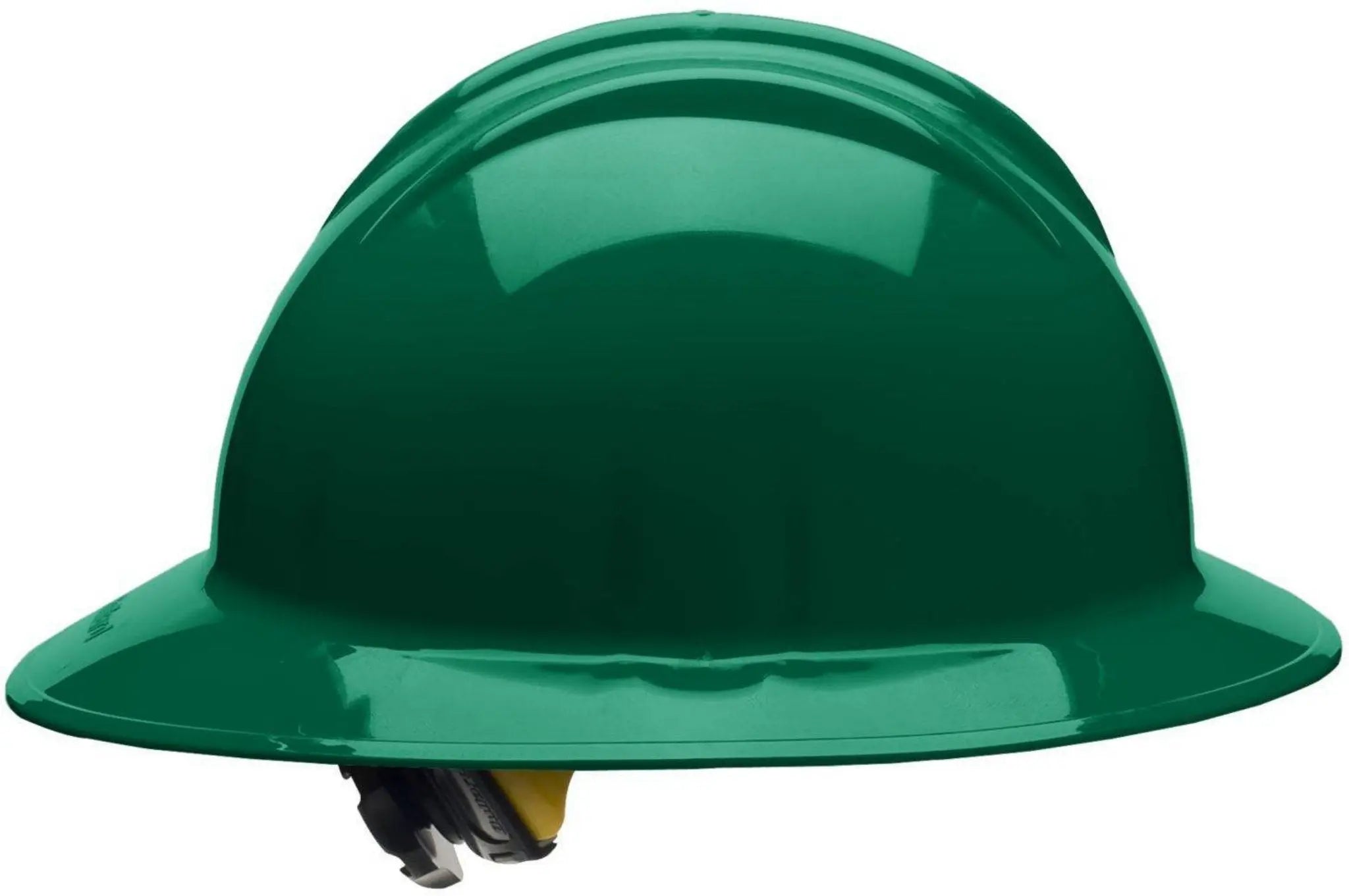 Bullard C33 33FGR 6pt Ratchet Classic Full Brim Style Hard Hat, Forest Green, 1 Each, Side View 2
