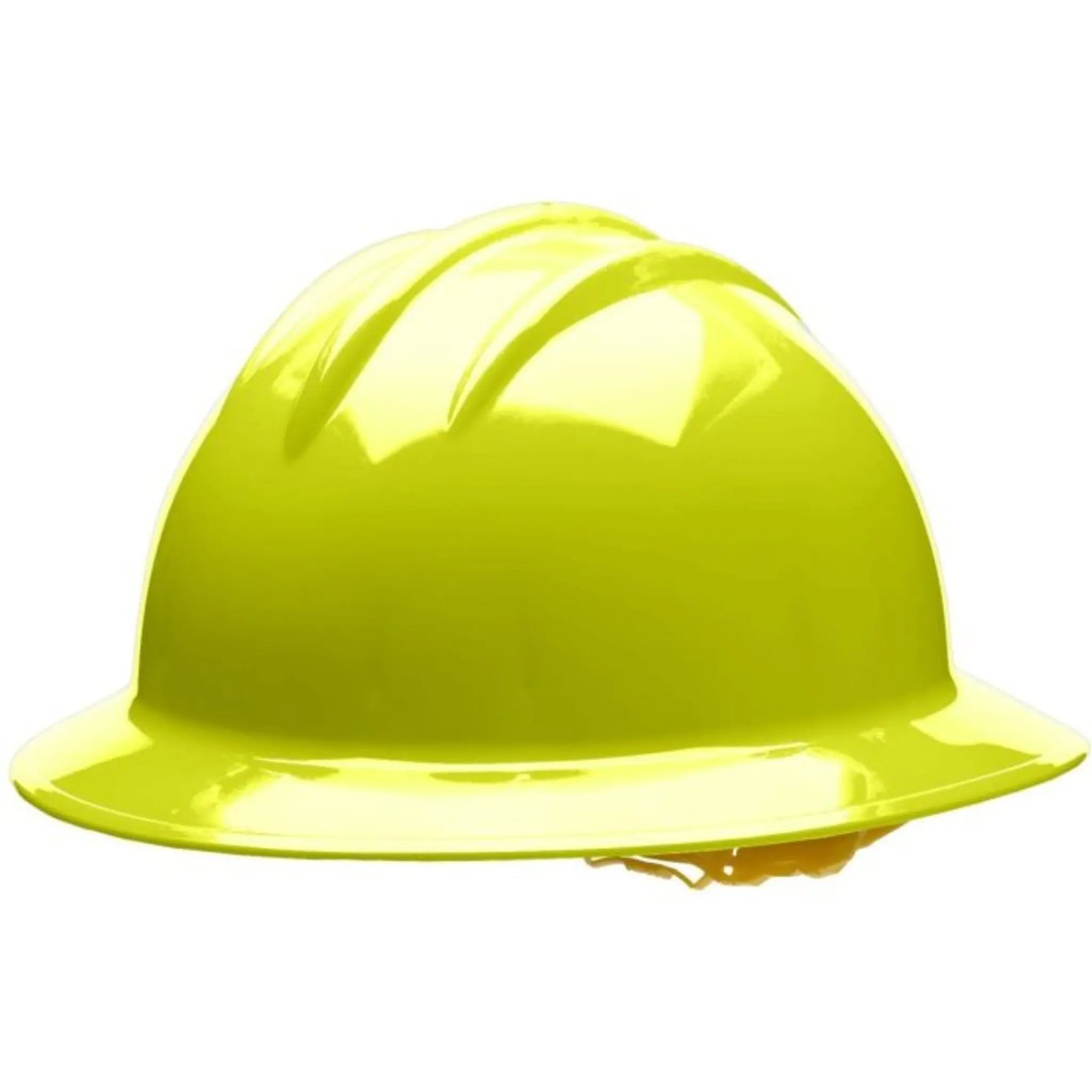 Bullard C33 33HYP 6pt Pinlock Classic Full Brim Style Hi-Viz Yellow Hard Hat 20/Case, Main Image