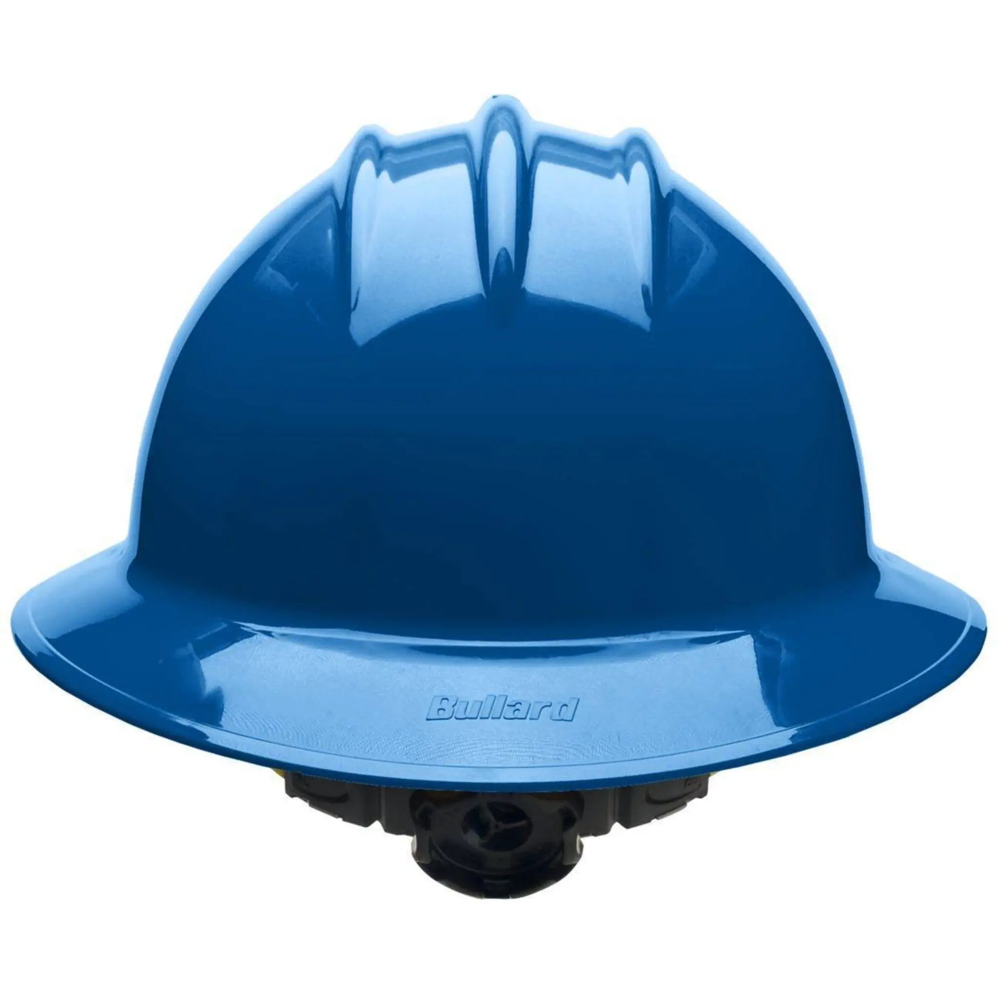 Bullard C33 33KBR 6pt Ratchet Classic Full Brim Style Kentucky Blue Hard Hat 20/Case, Front View