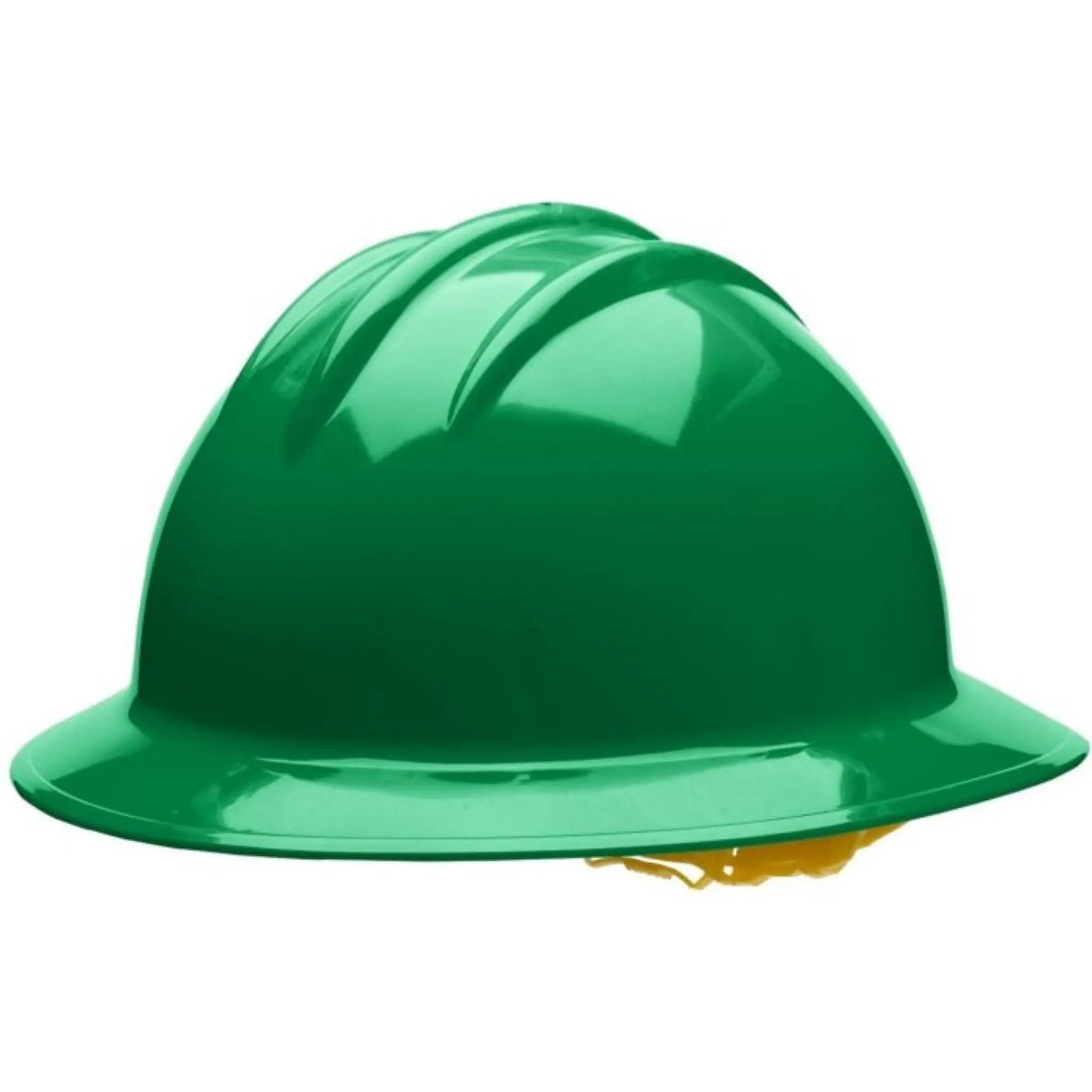 Bullard C33 33KGR 6pt Ratchet Classic Full Brim Style Kelly Green Hard Hat 20/Case, Main Image