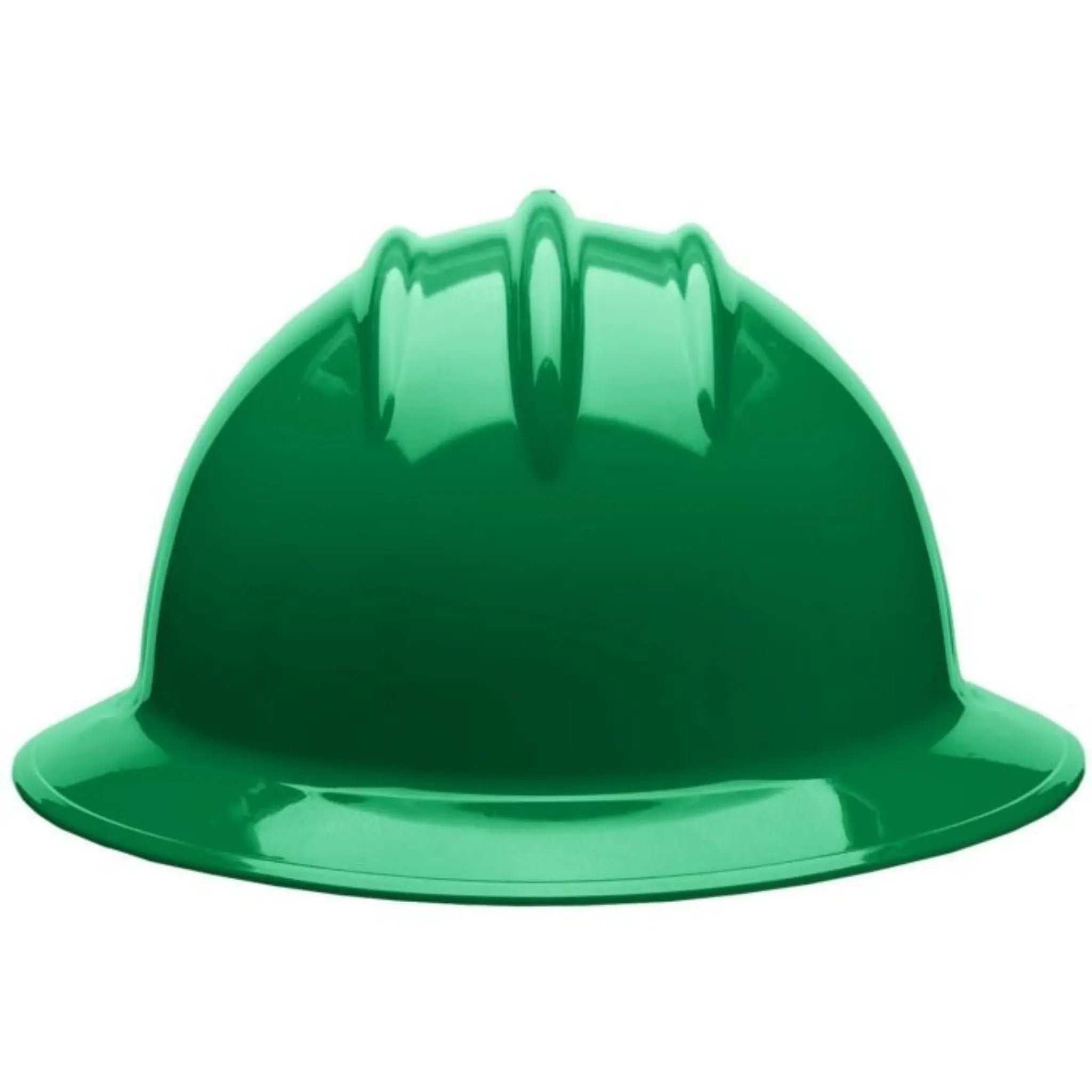 Bullard C33 33KGR 6pt Ratchet Classic Full Brim Style Kelly Green Hard Hat 20/Case, Back View
