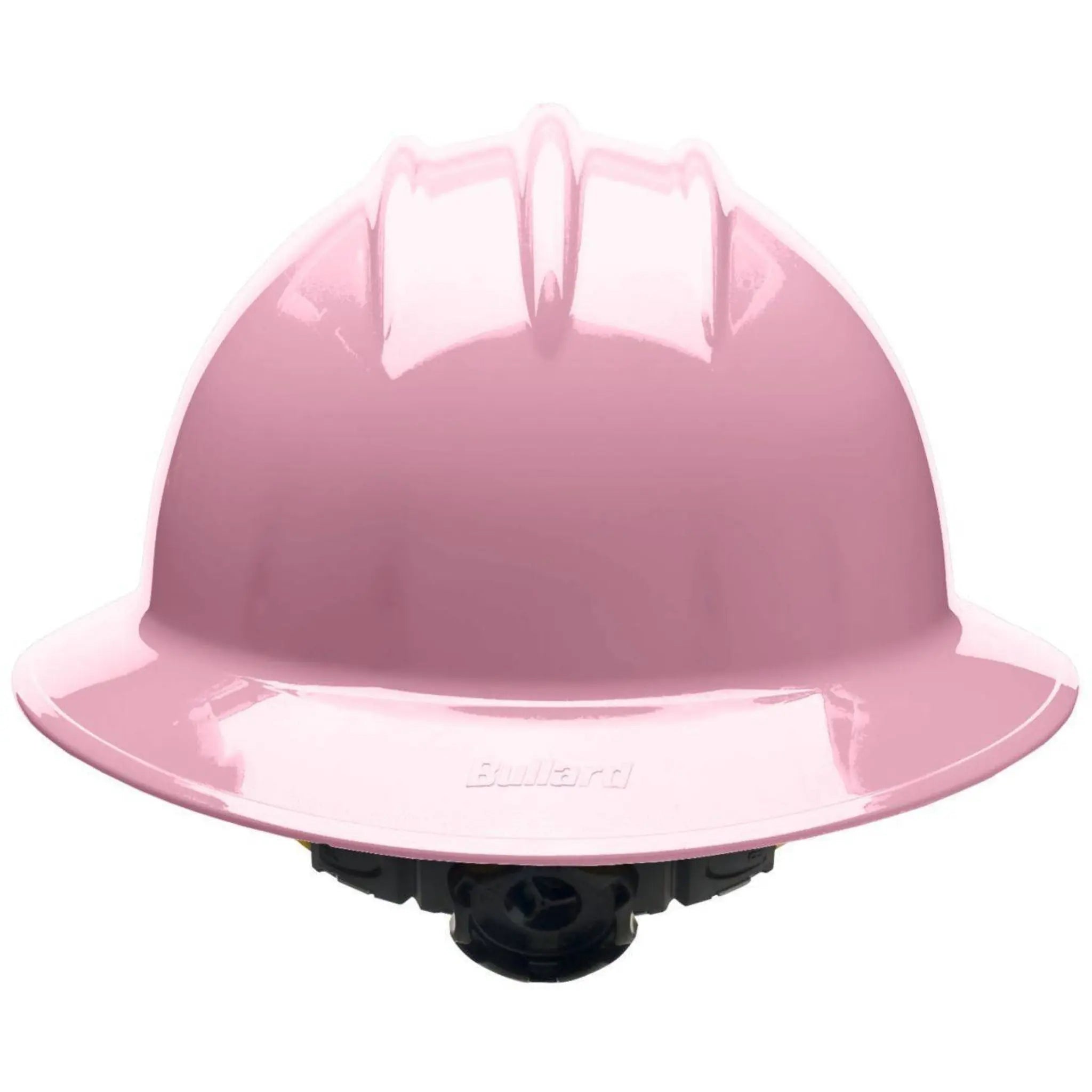 Bullard C33 33LPR 6pt Ratchet Classic Full Brim Style Light Pink Hard Hat 20/Case, Front View
