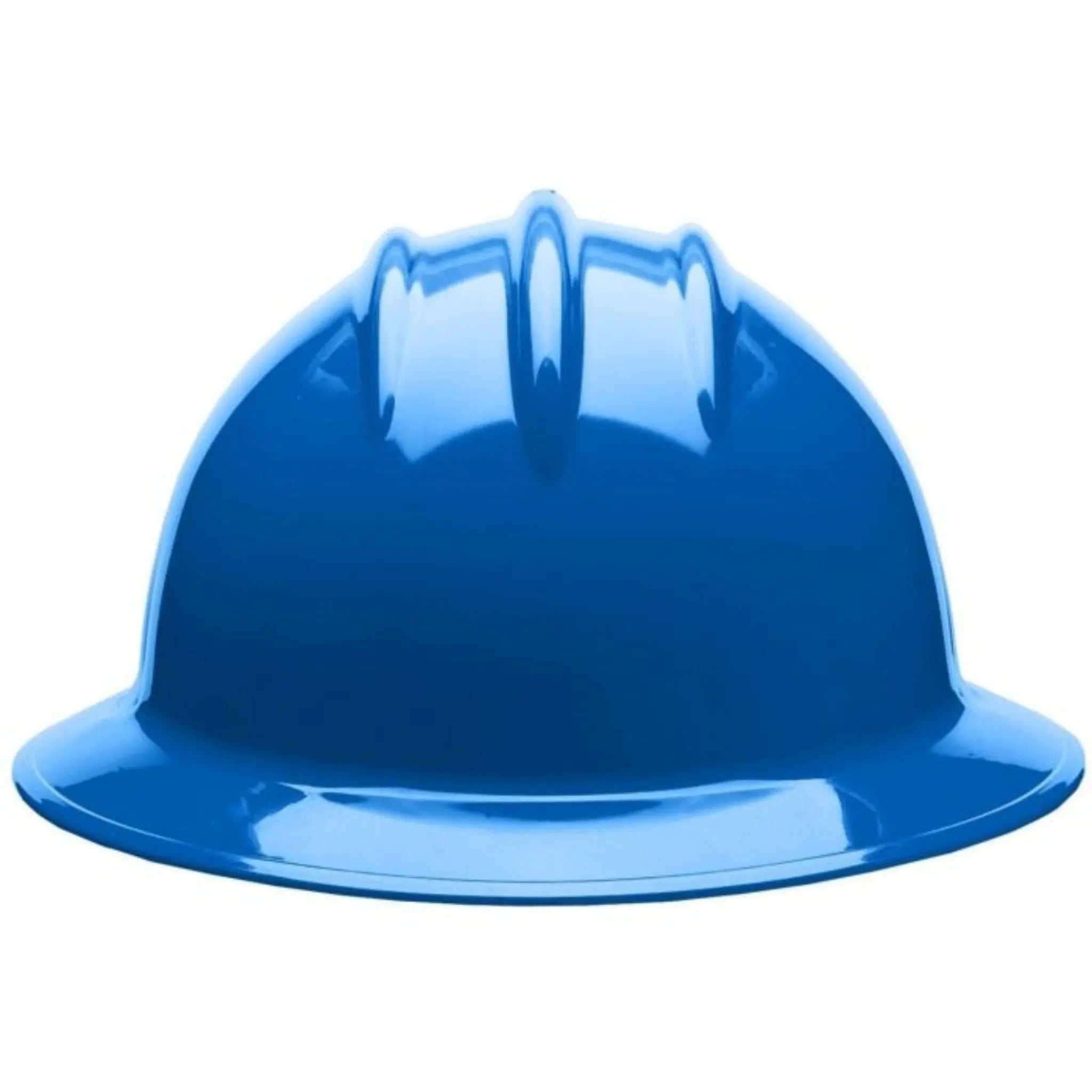 Bullard C33 33PBR 6pt Ratchet Classic Full Brim Style Pacific Blue Hard Hat 20/Case, Back View