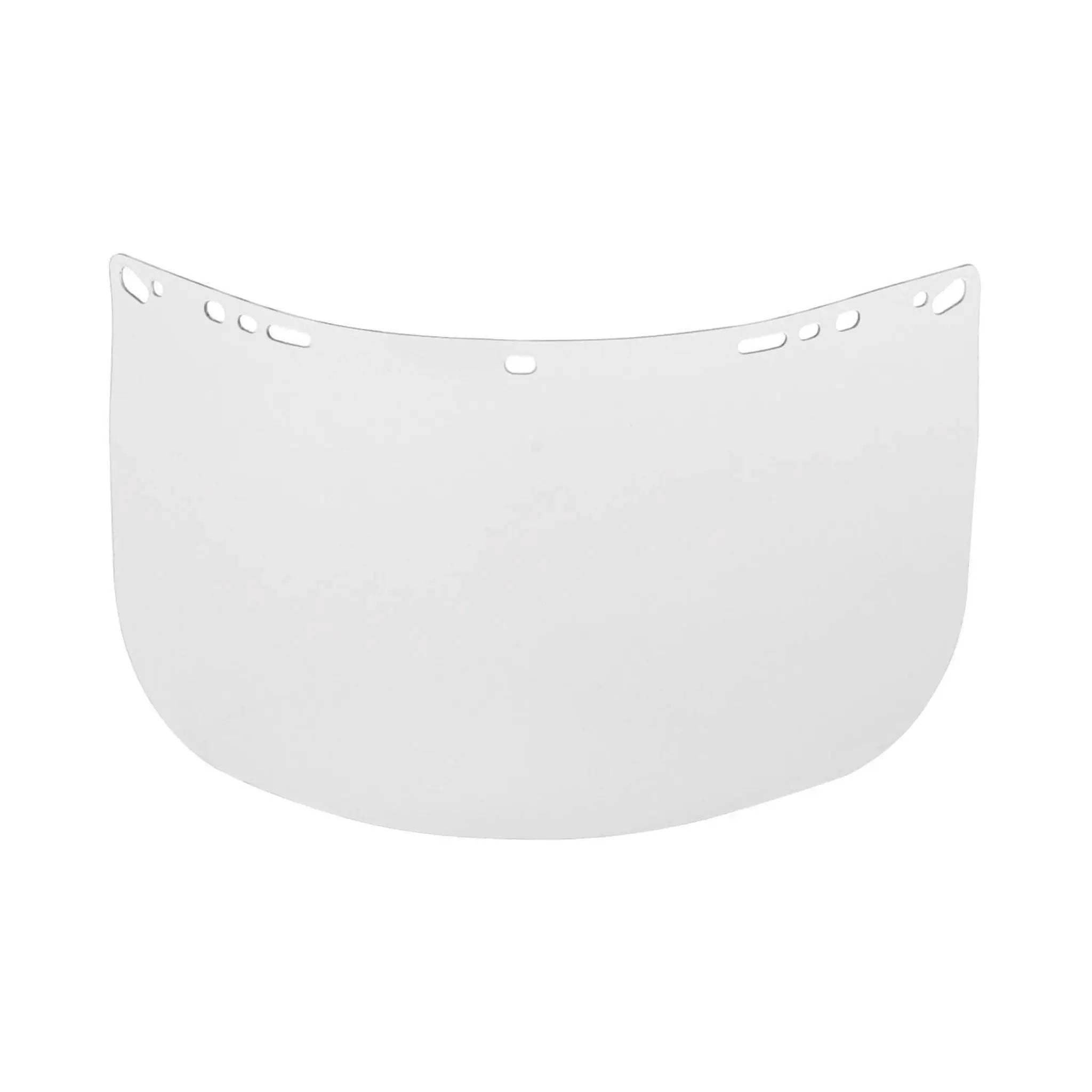Bullard 860P Heat-formed, Multi-fit polycarbonate Visor for Use with Bullard Brackets and Most Competitive Models, Clear, 8" x 15" x .060"