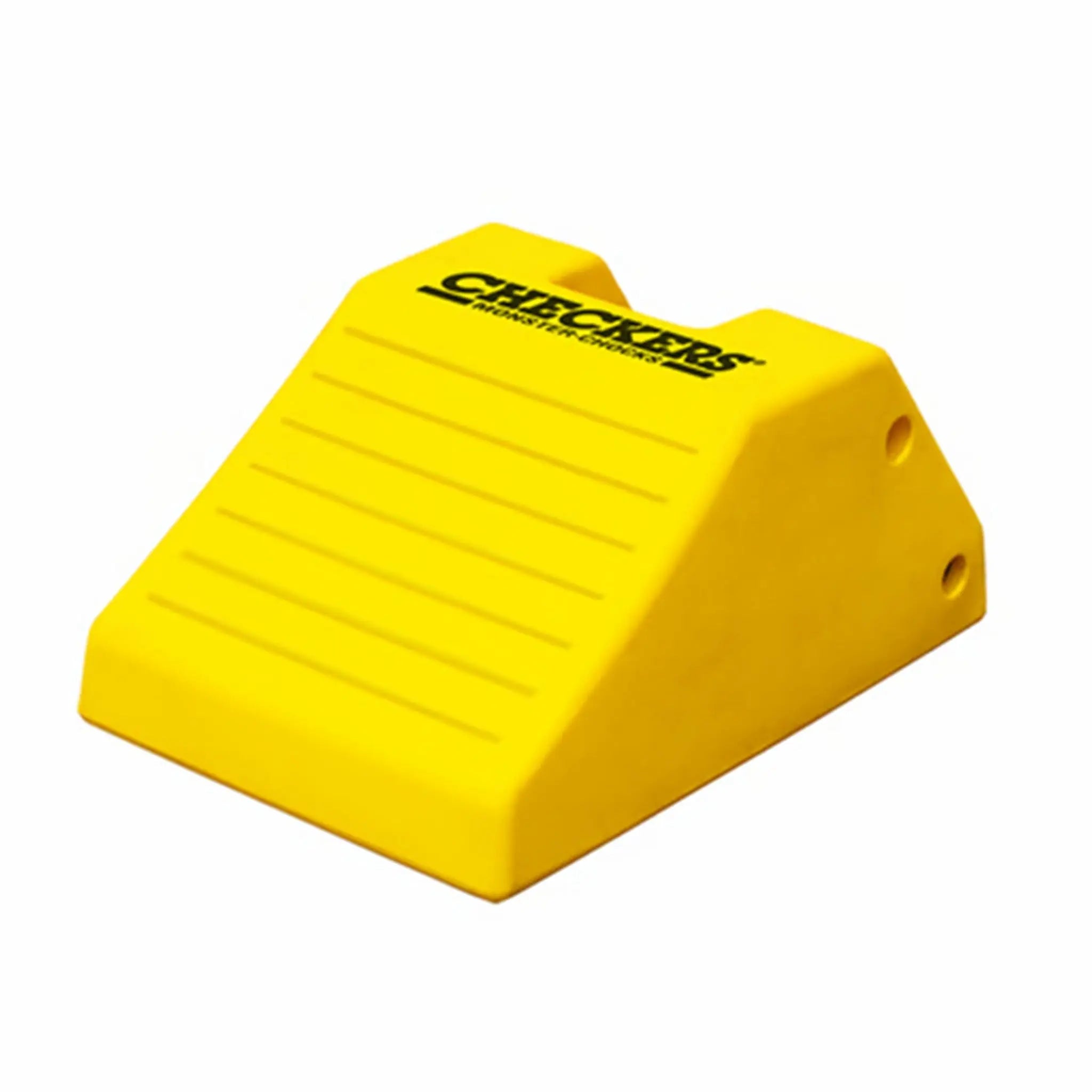 Checkers MC3012 Wheel Chock, Yellow, 1 Each