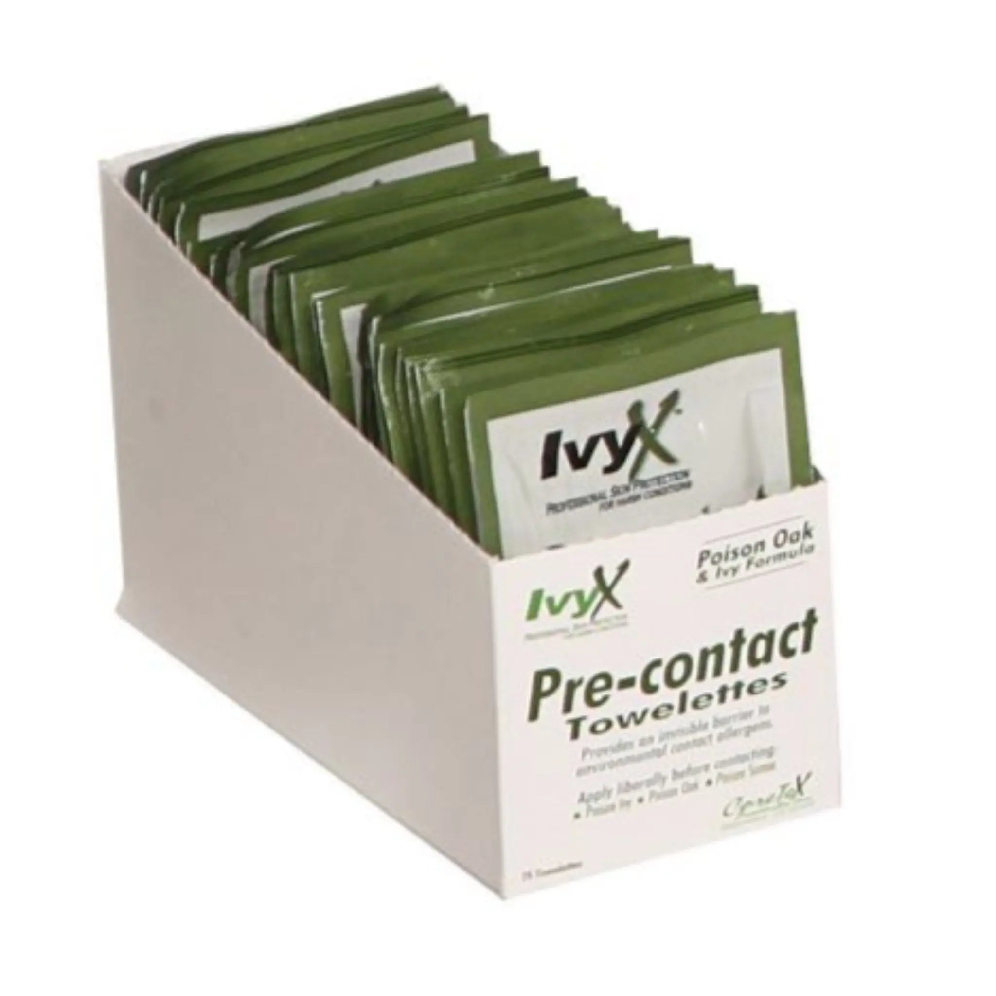 Ivy X Poison Oak Towelettes - 25/Box, Case of 8 Boxes