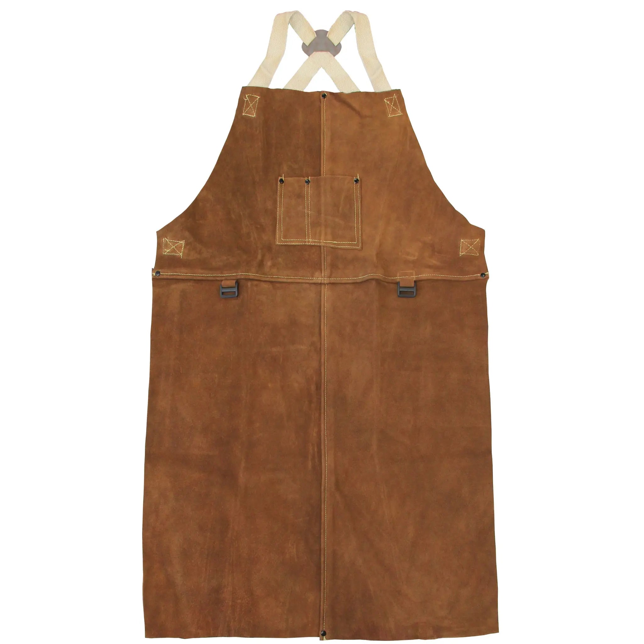 Chicago Protective Apparel 539-CL-RUST Bib Apron, Rust, 24” W x 39” H, 1 Each