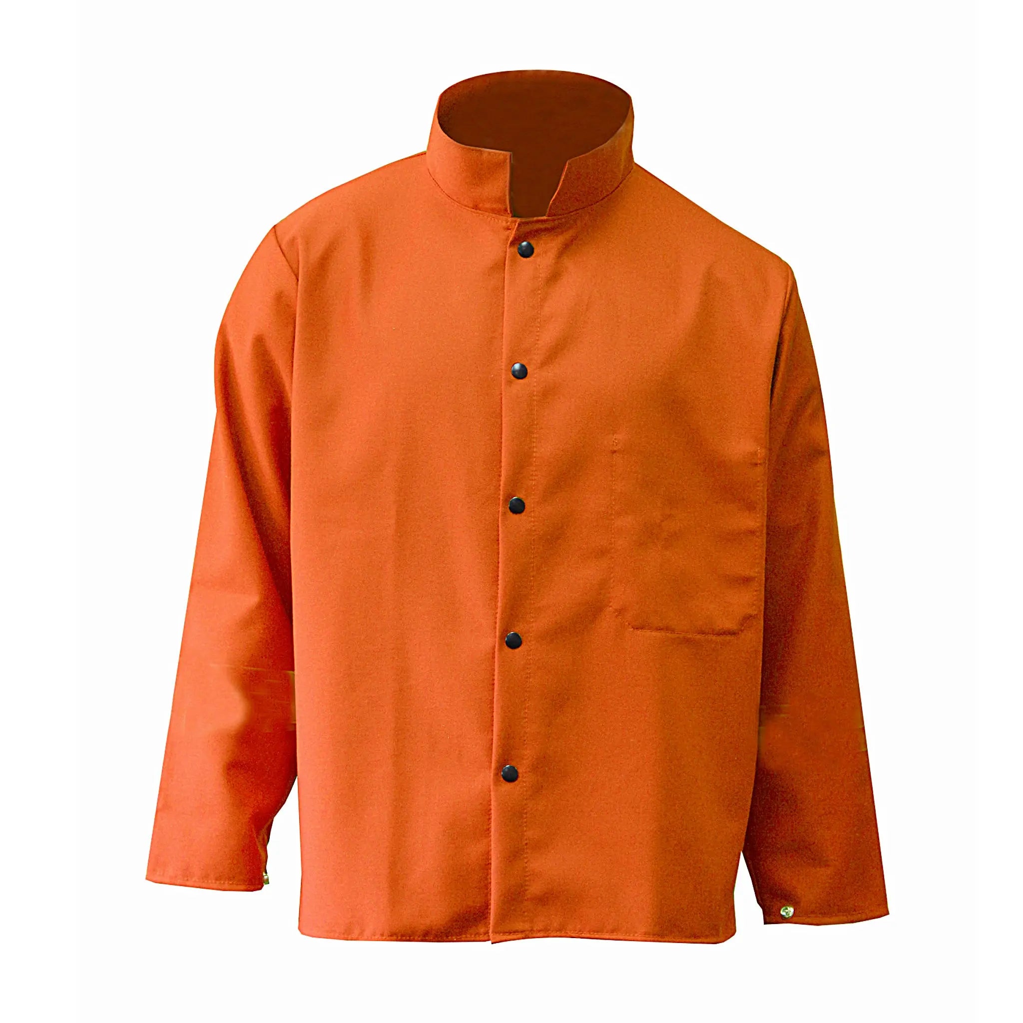 Chicago Protective Apparel 600-IND-O 9 Oz. INDURA Style-B 30-Inch Jacket, Orange, 1 Each, Main Image