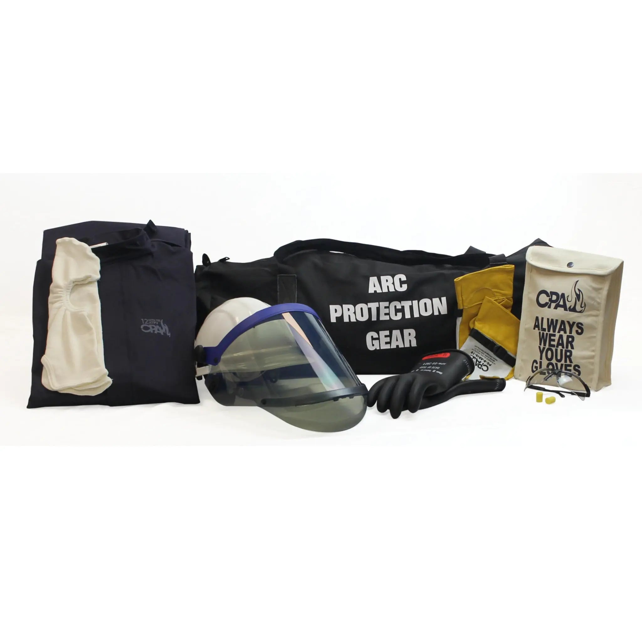 Chicago Protective Apparel AG12, 12 Cal Jacket and Bib Arc Flash Kit, 1 Kit, Main Image