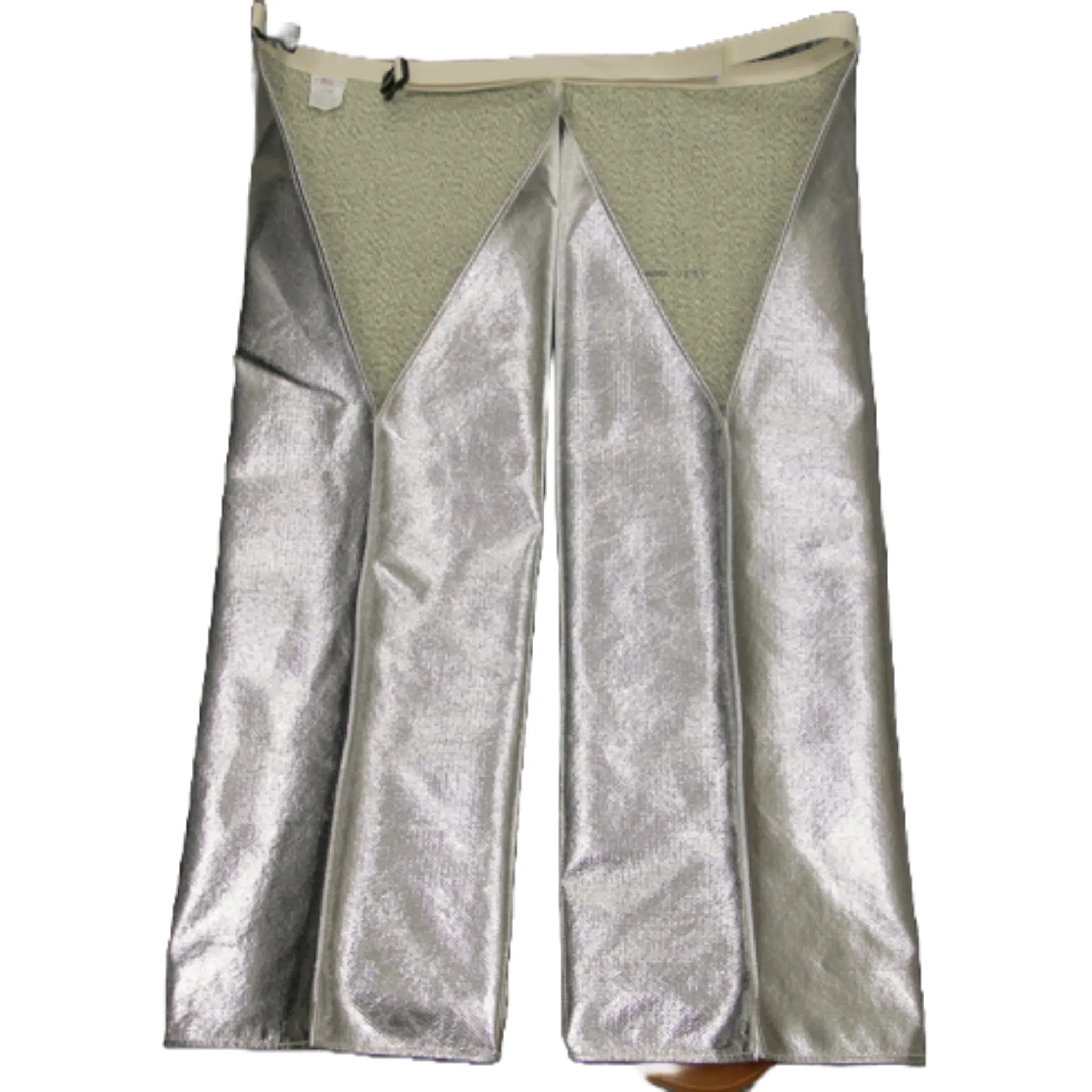 Chicago Protective Apparel HL777-ACK Aluminized Carbon Kevlar Attached Hip Leggings, 19 Oz, Back View V2