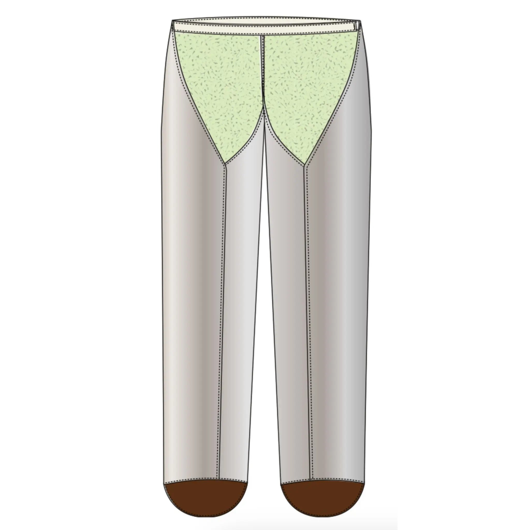 Chicago Protective Apparel HL777-ACK Aluminized Carbon Kevlar Attached Hip Leggings, detailed view