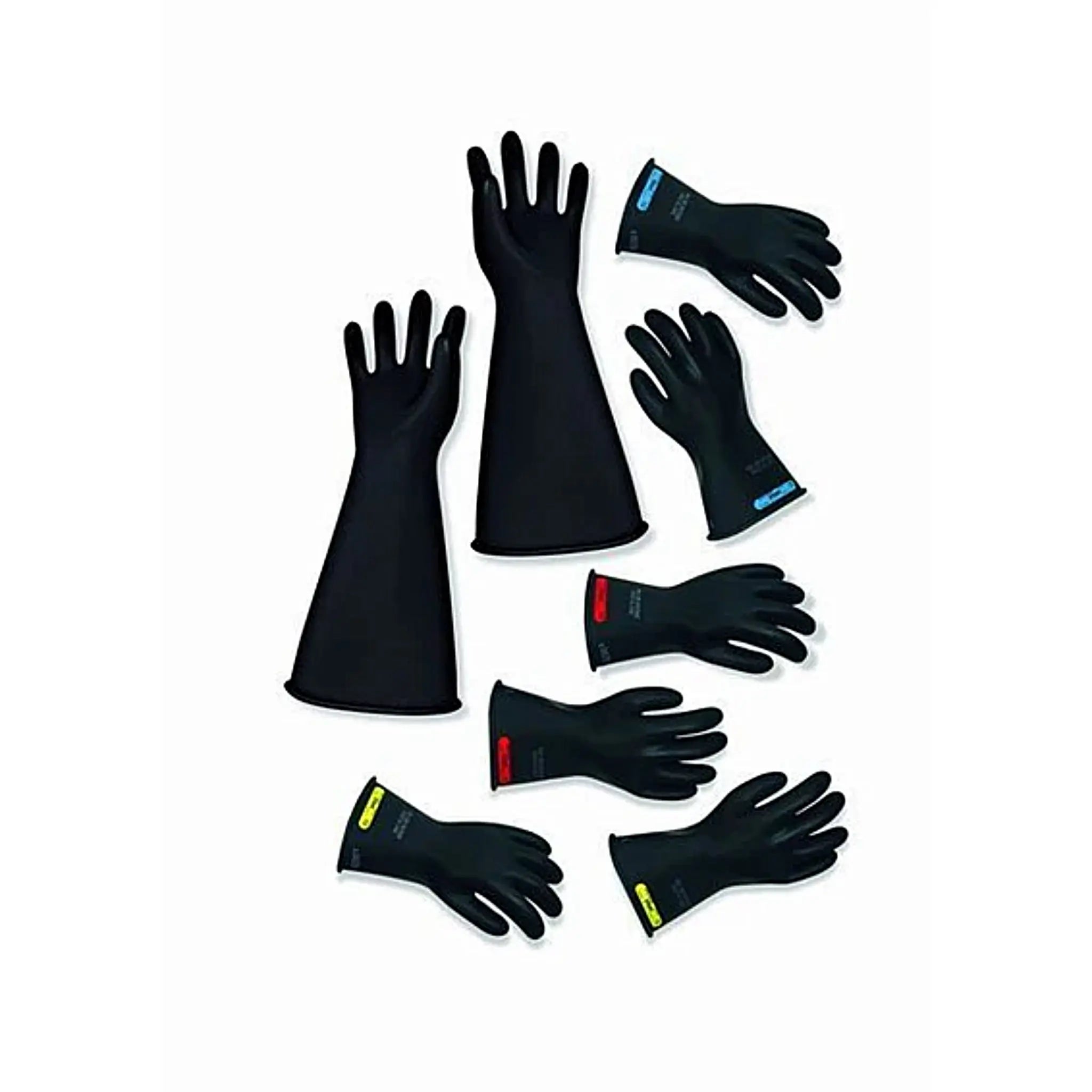 Chicago Protective Apparel LRIG-1-14 Class 1 Rubber Insulated Glove, 14", Black, 1 Pair, Main Image