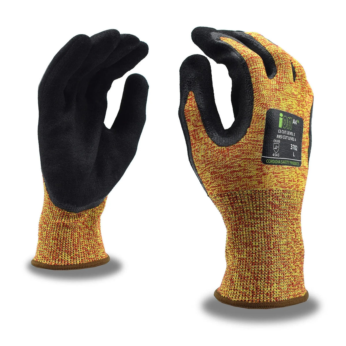 Cordova ION-A4 3702XL High-Performance Polyethylene Gloves, Mandarin Orange, X-Large, 1 Pair, Main Image