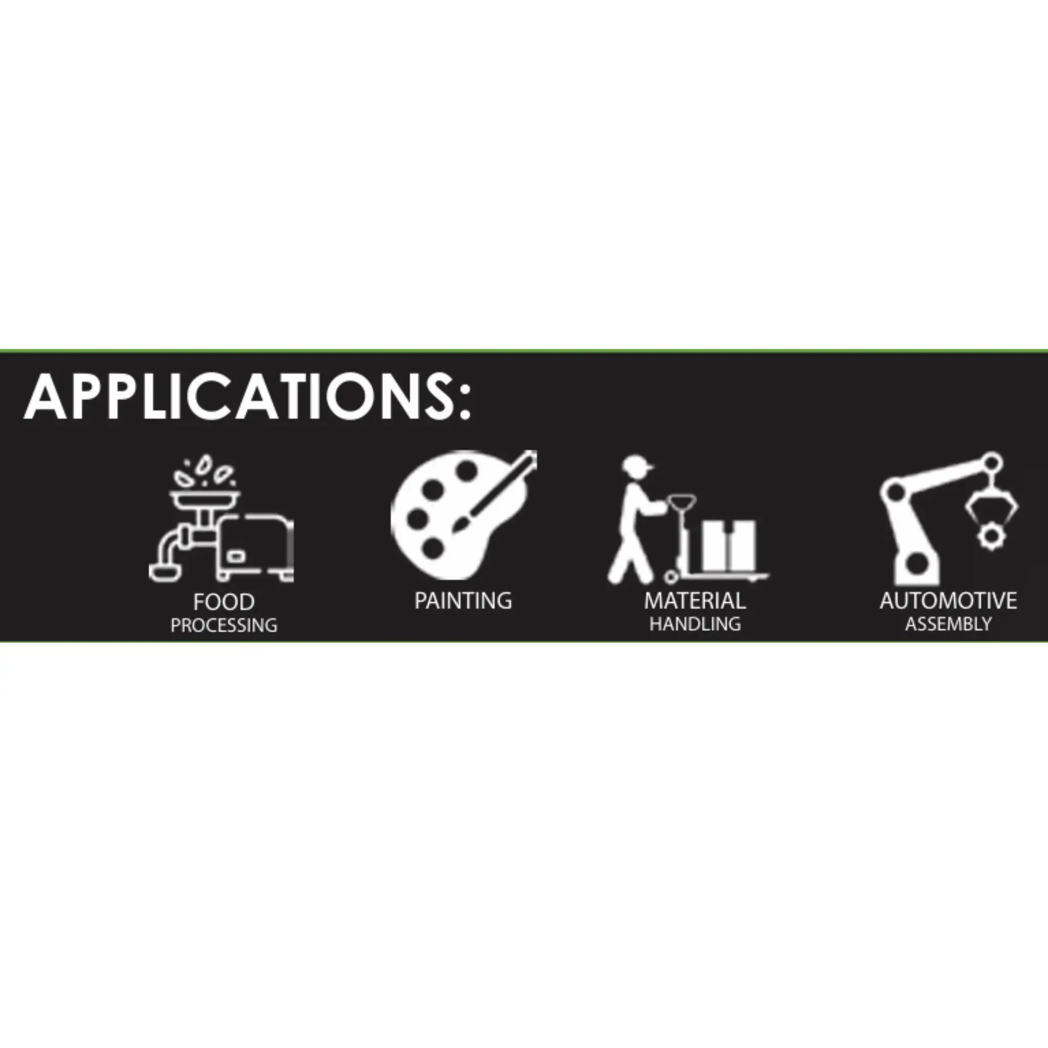 Cordova 4430 11 Mil Premium Unlined Unsupported Nitrile Gloves, Green, Applications