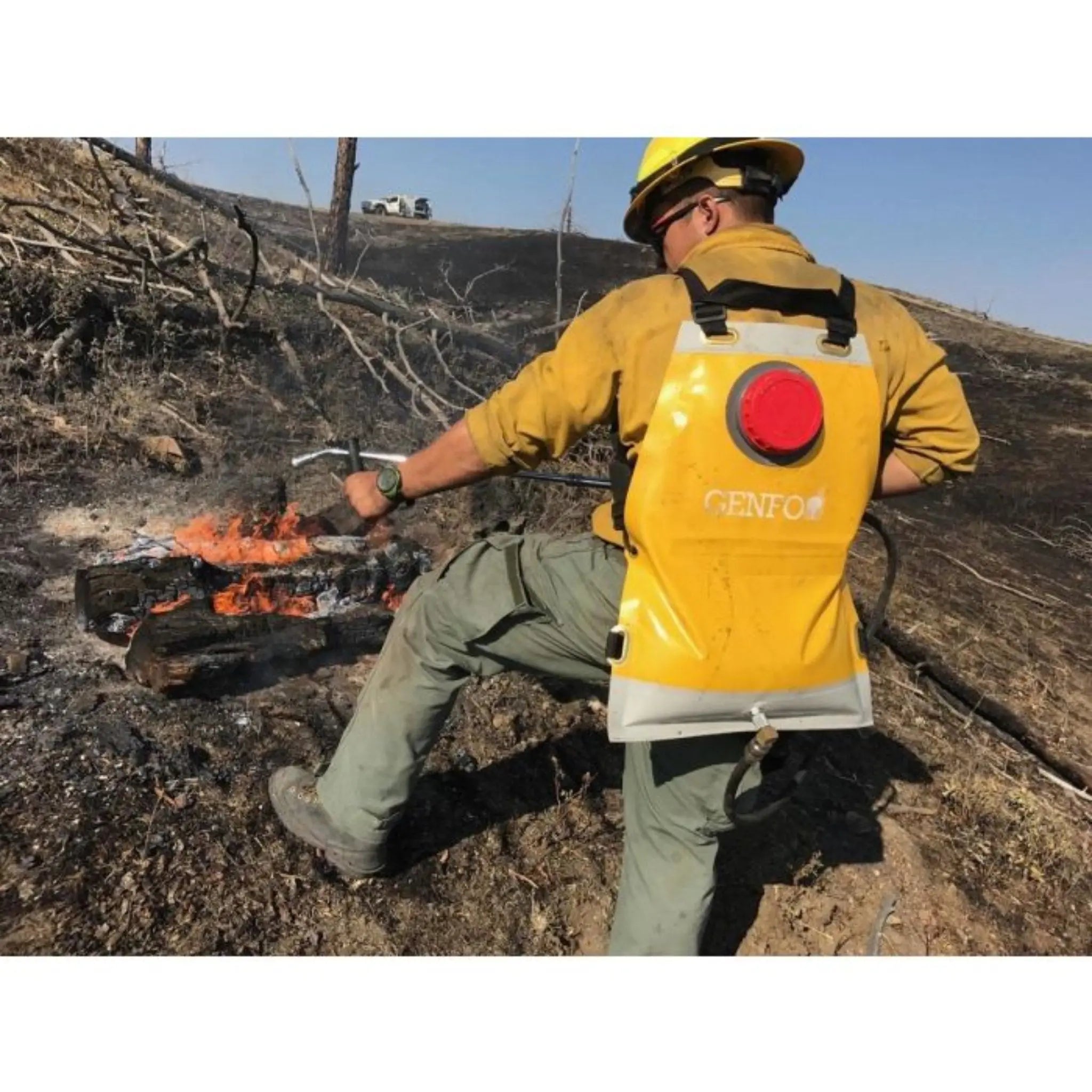 C & S Supply GENFO45 Wildland Water Backpack, Yellow Color, 5 Gallon Size