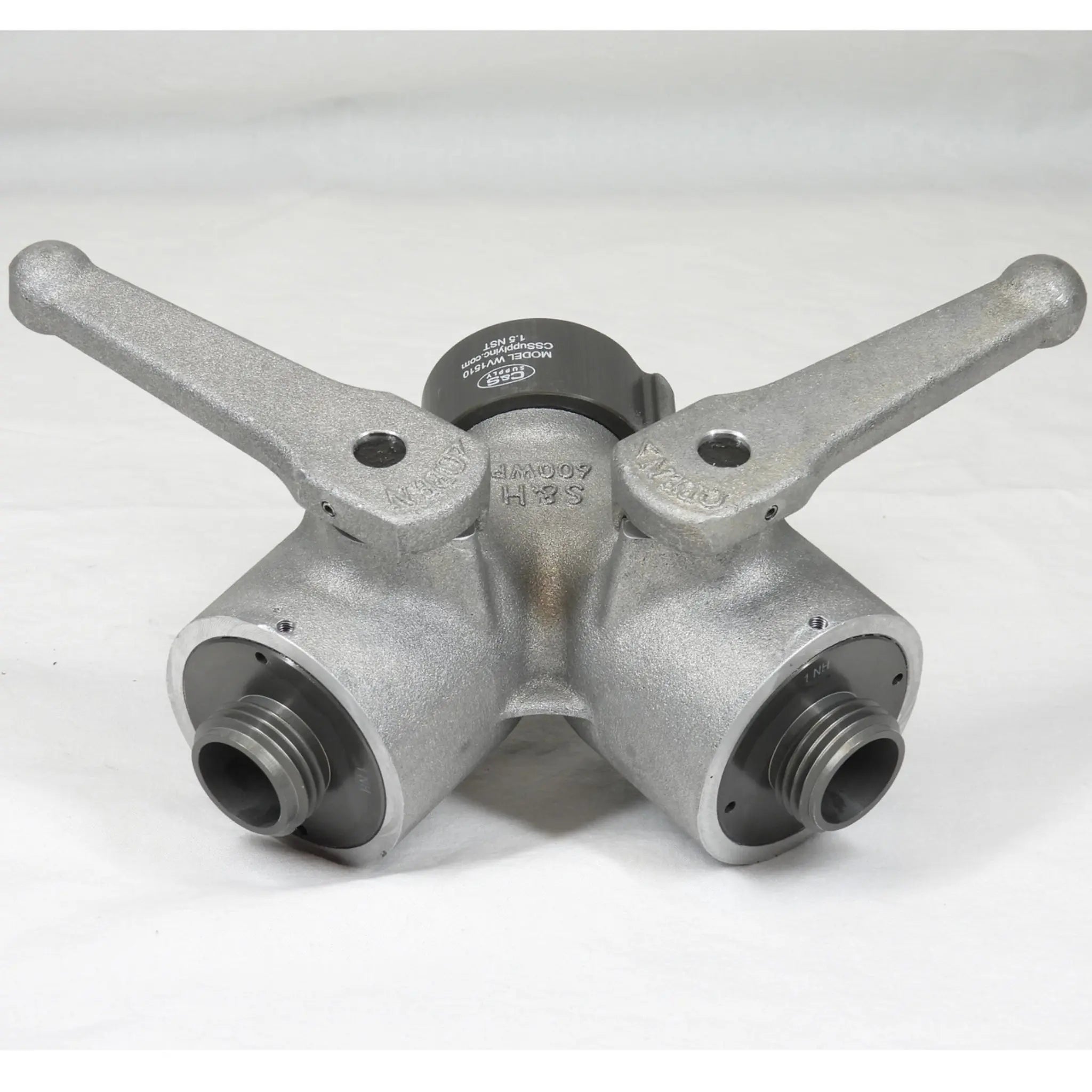 C & S Supply WV1510 WYE VALVE 1 1/2in F. Swivel X (2) 1in M Outlets, 1 Each