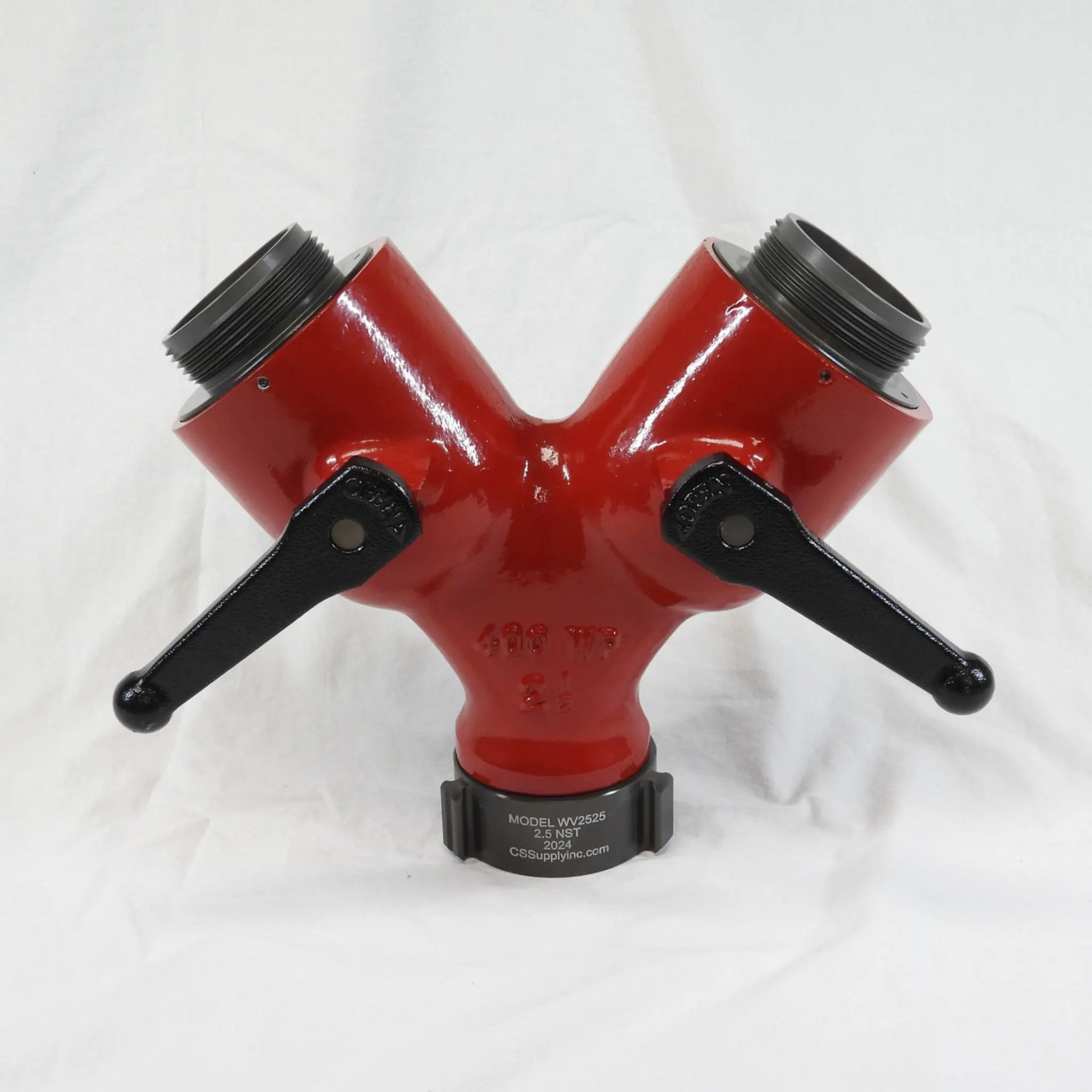 C& S Supply WV2525WYE VALVE 2 1/2in F. Swivel X (2) 2 1/2in M. Outlets, 1 Each
