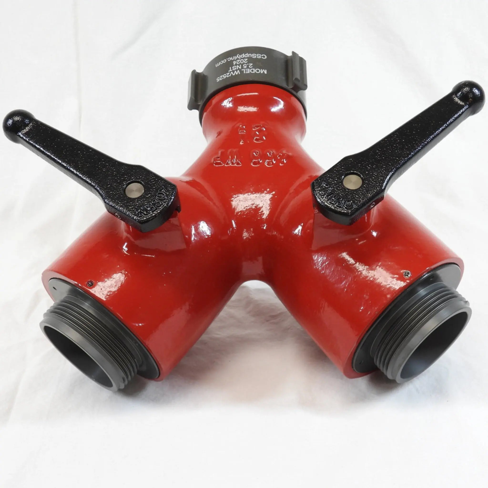 C& S Supply WV2525WYE VALVE 2 1/2in F. Swivel X (2) 2 1/2in M. Outlets, 1 Each