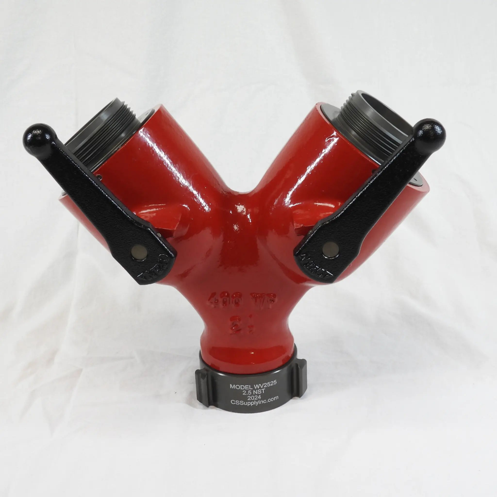C& S Supply WV2525WYE VALVE 2 1/2in F. Swivel X (2) 2 1/2in M. Outlets, 1 Each