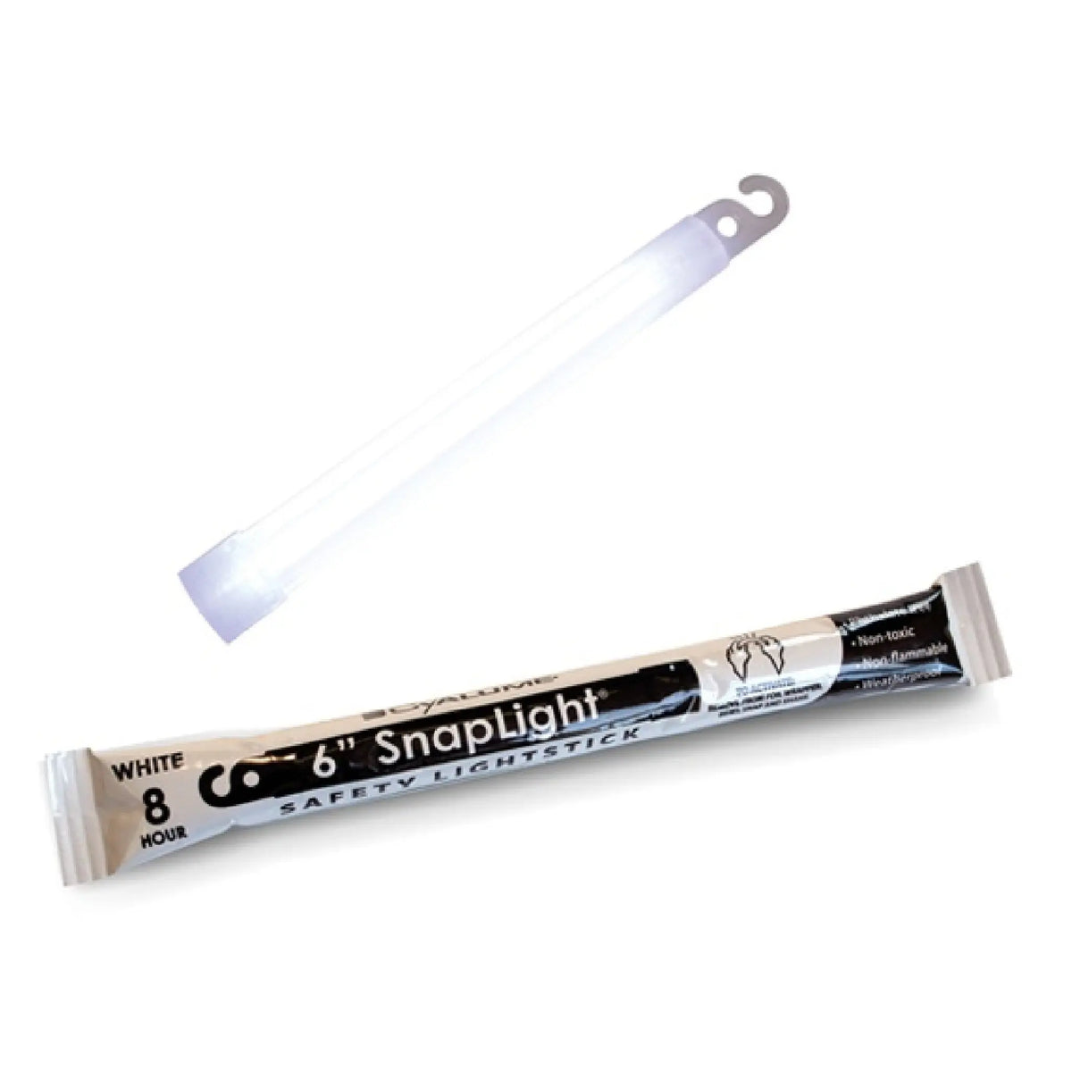 Cyalume 9-080 SnapLight Lightsticks, 6", Case of 500, White