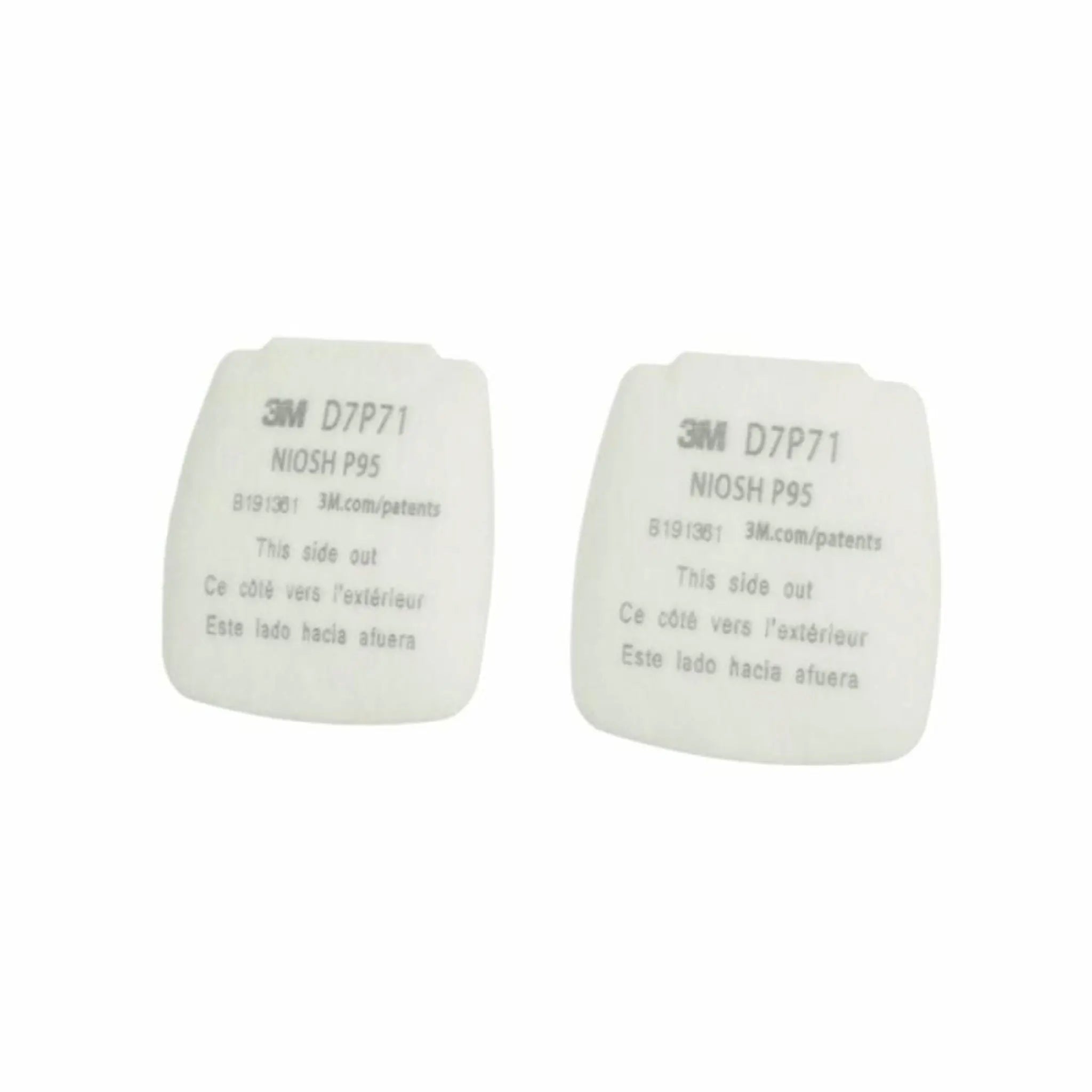 3M D7P71 Secure Click Particulate Filter P95-Left