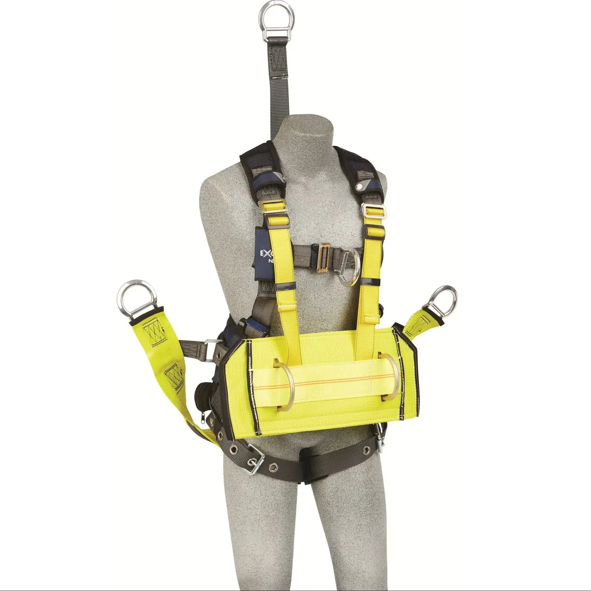 3M DBI-SALA Derrick Tongue Buckle Positioning Belt with Tongue Buckle Harness Connector 1003224, Yellow, 3X, 1 Each, 2nd Main Image