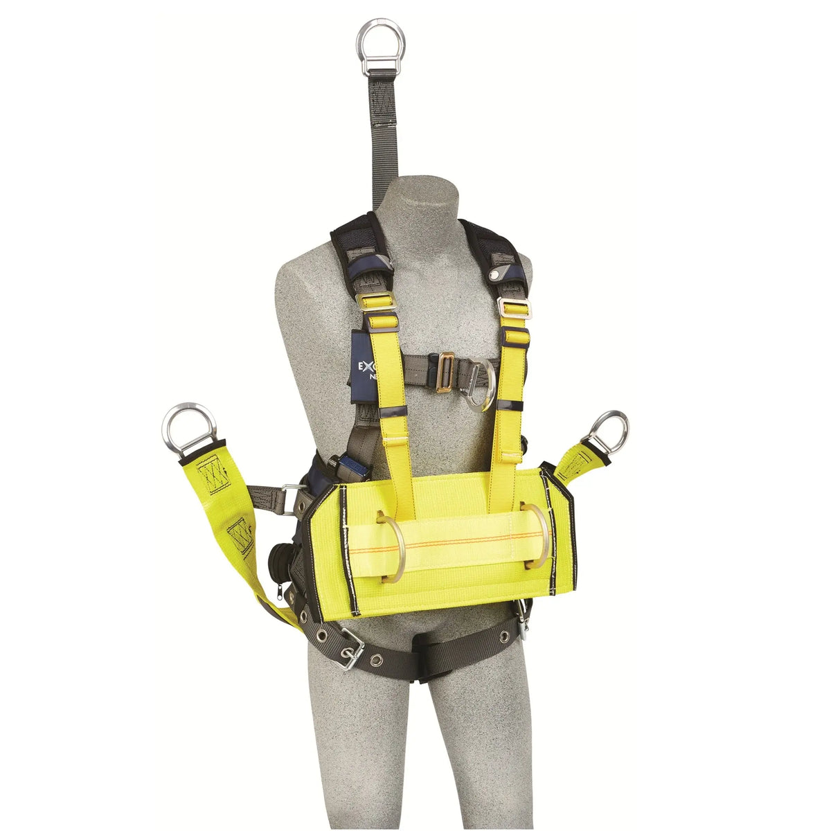 3M DBI-SALA Derrick Tongue Buckle Positioning Belt with Tongue Buckle Harness Connector 1003223, Yellow, 2X, 1 Each, Main Image