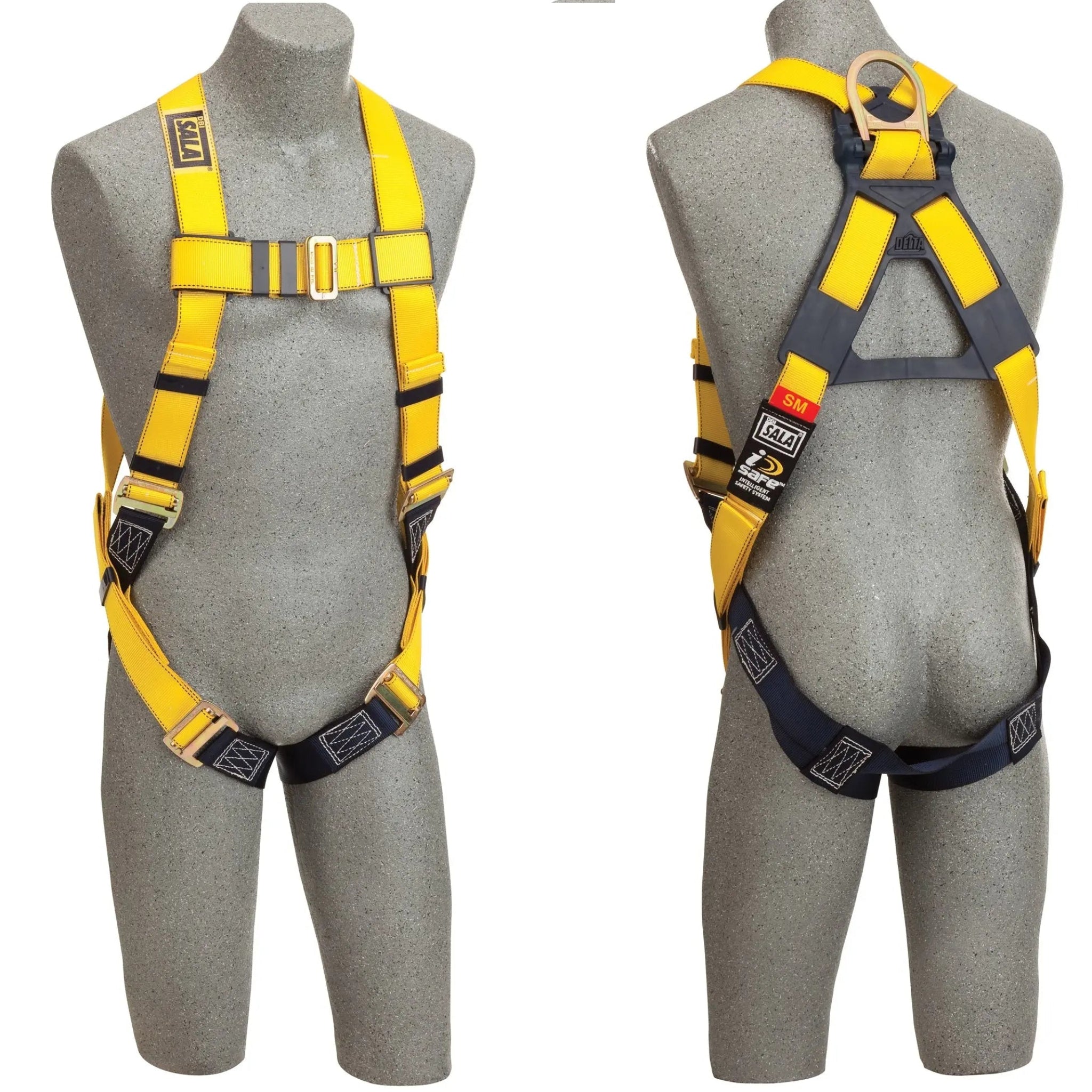 3M DBI-SALA Delta Vest-Style Harness 1102001, Universal, 1 EA, Front and Back
