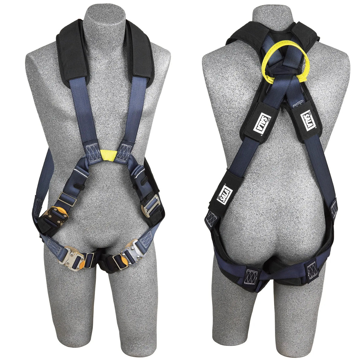 3M DBI-SALA ExoFit XP Arc Flash Cross-Over Harness, Dorsal/Front Web Loops 1110872, X-Large, 1 EA, front and back