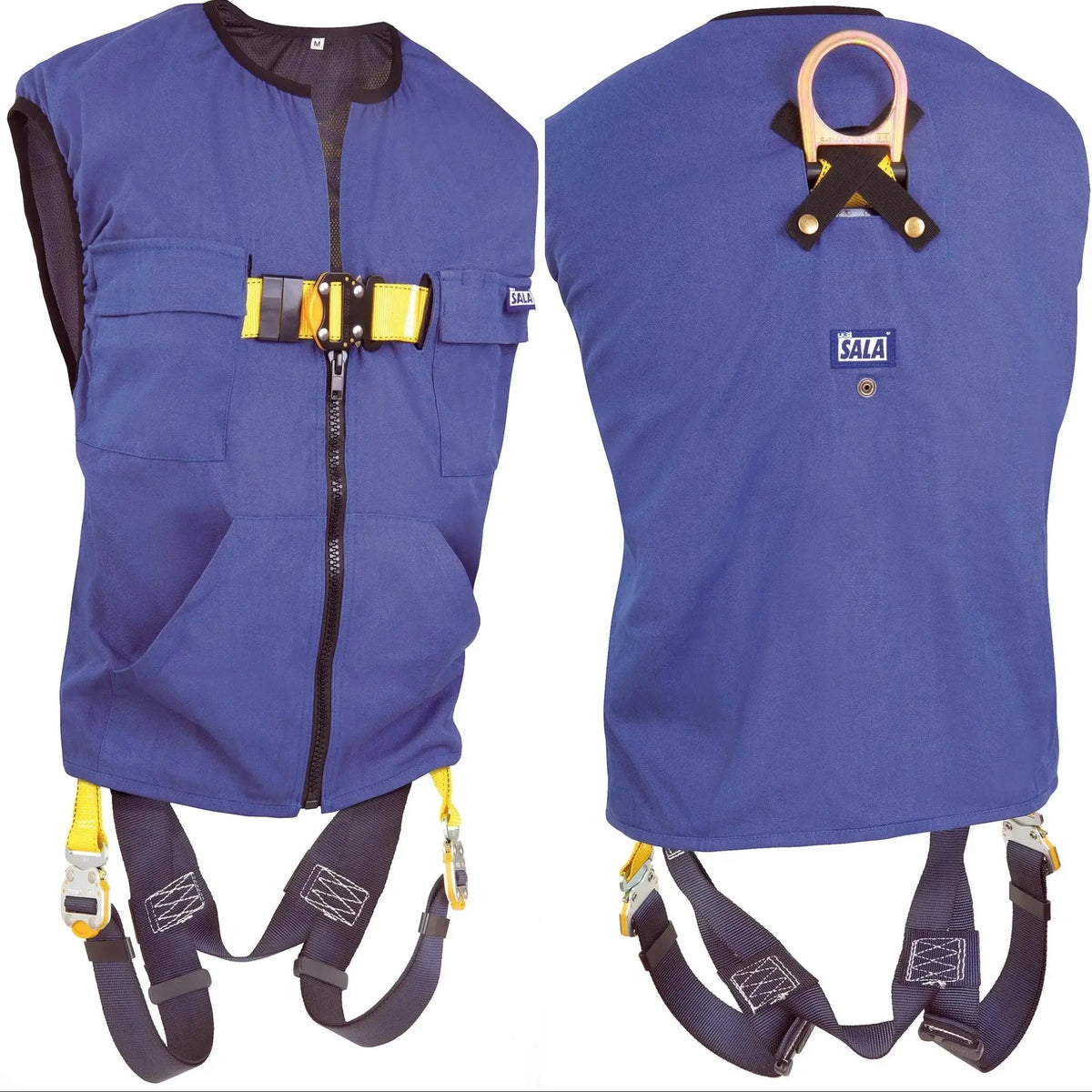 3M DBI-SALA Delta Vest Workvest Harness 1111576, Universal, 1 EA, Front and Back