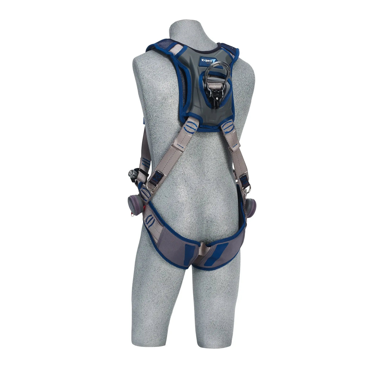 3M DBI-SALA ExoFit STRATA Vest-Style Harness 1112477, Grey, Blue, Large, 1 EA, Back-2nd Image