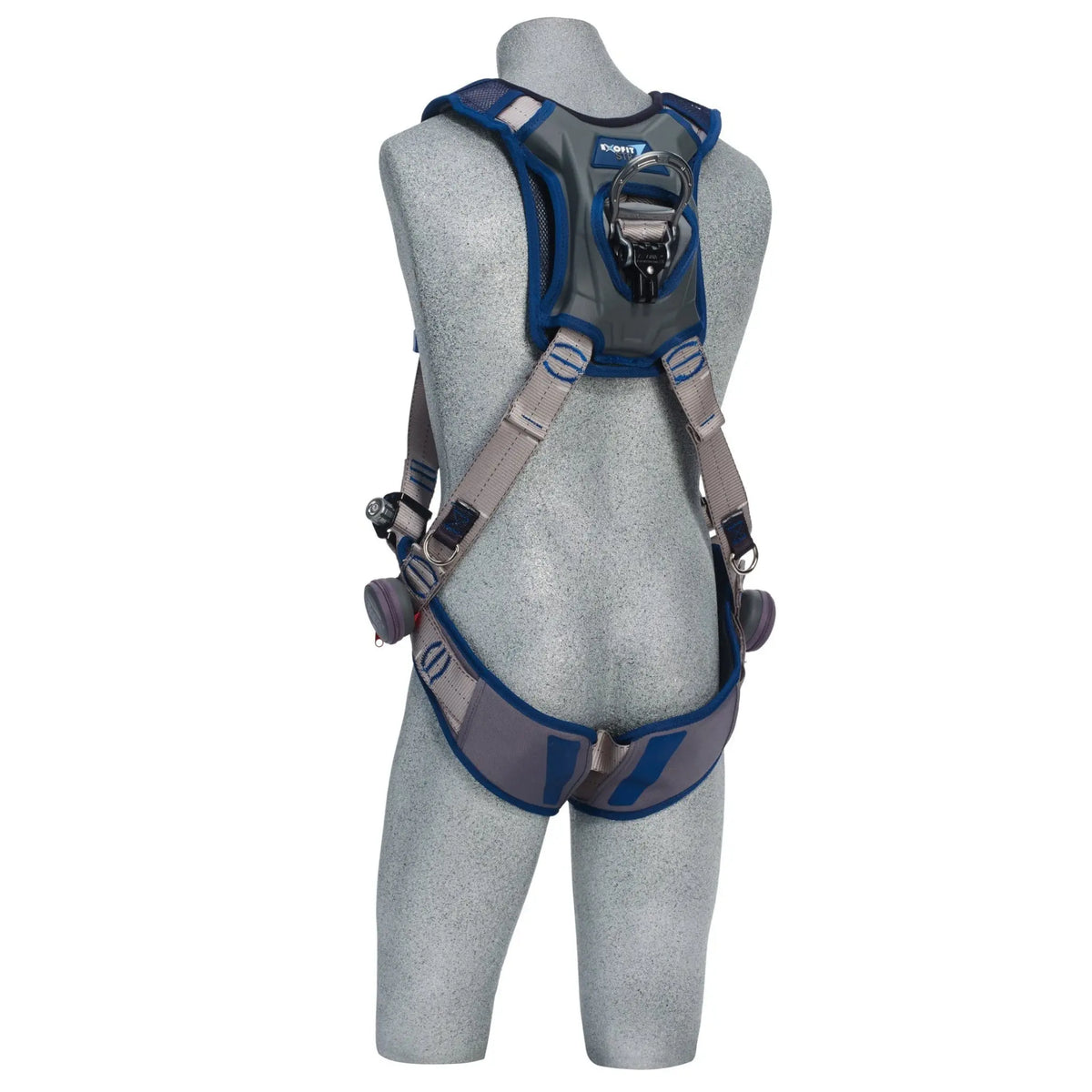 3M DBI-SALA ExoFit STRATA Vest-Style Positioning Harness 1112481, Grey, Blue, Medium, 1 EA, Back - 2nd image