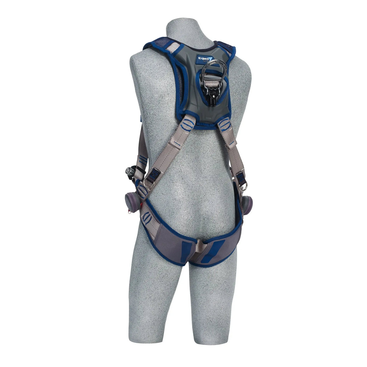 3M DBI-SALA ExoFit STRATA Vest-Style Positioning Harness 1112483, Grey, Blue, X-Large, 1 EA, Back - 2nd Image