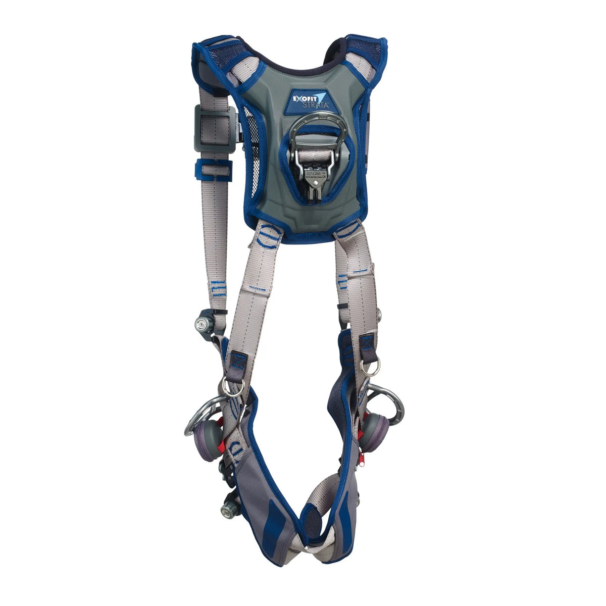 3M DBI-SALA ExoFit STRATA Vest-Style Positioning Harness 1112503, Grey, Blue, X-Large, 1 EA, Back