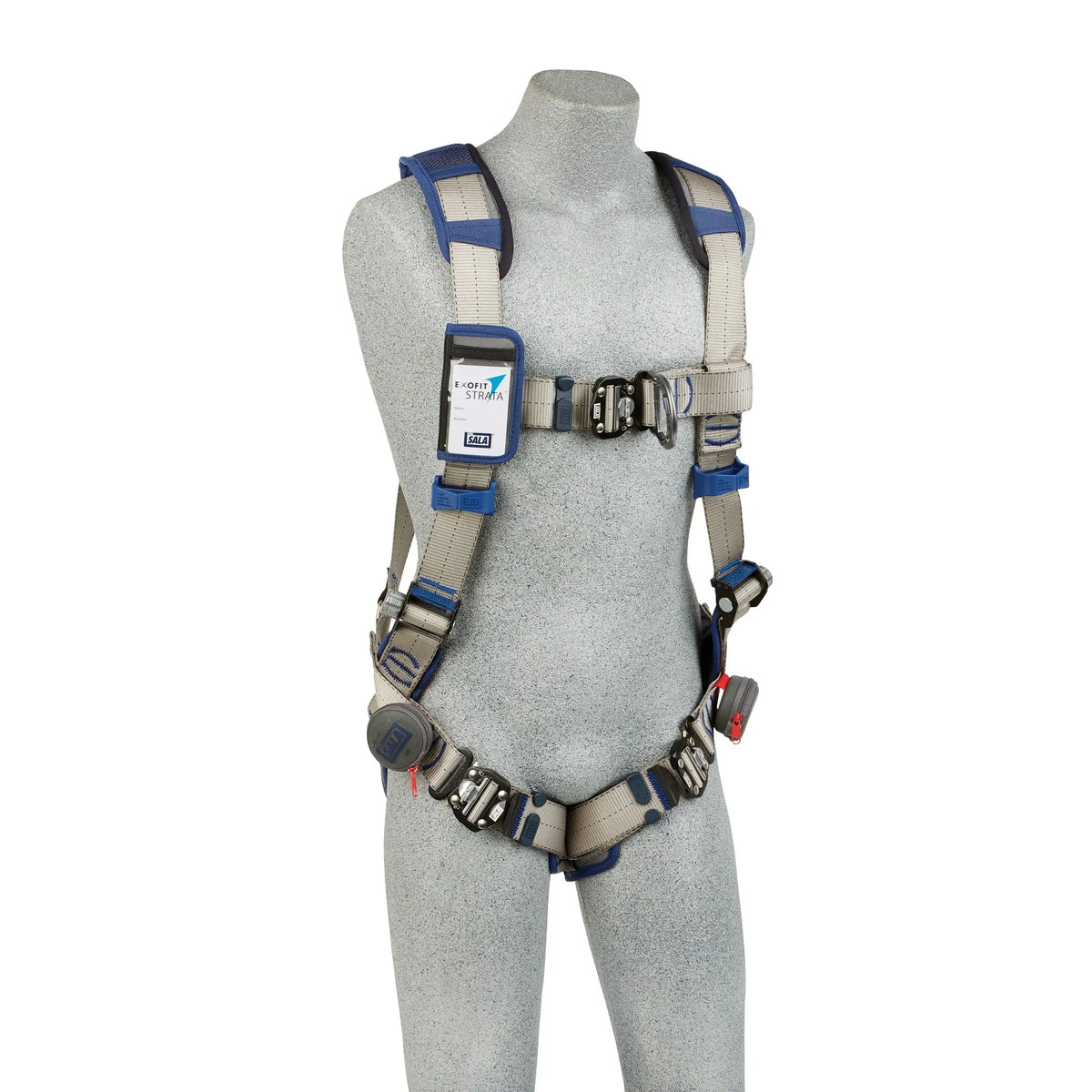 3M DBI-SALA ExoFit STRATA Vest-Style Climbing Harness 1112506, Grey, Blue, Medium, 1 EA, Main Image