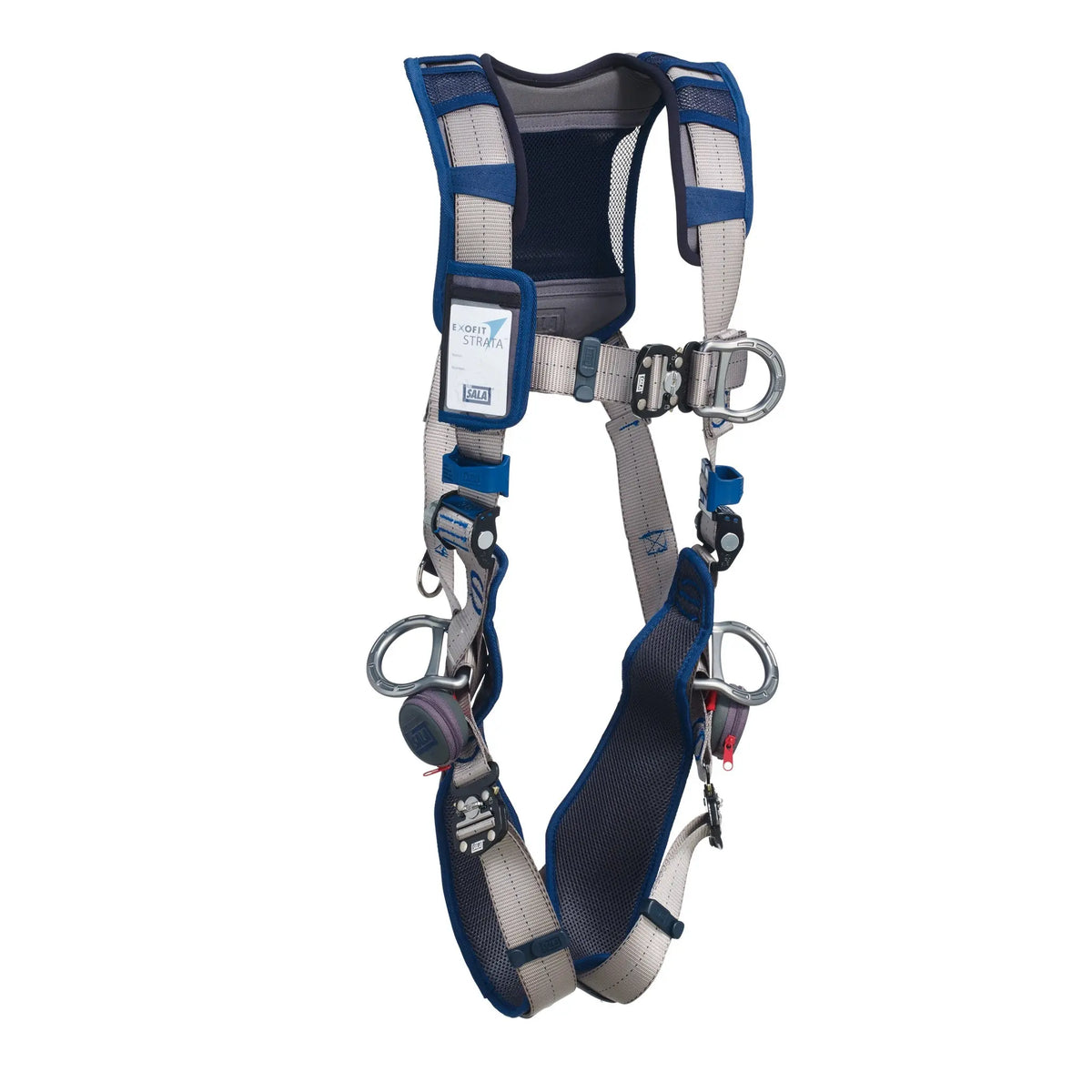 3M DBI-SALA ExoFit STRATA Vest-Style Positioning/Climbing Harness 1112511, Grey, Blue, Medium, 1 EA, Main Image