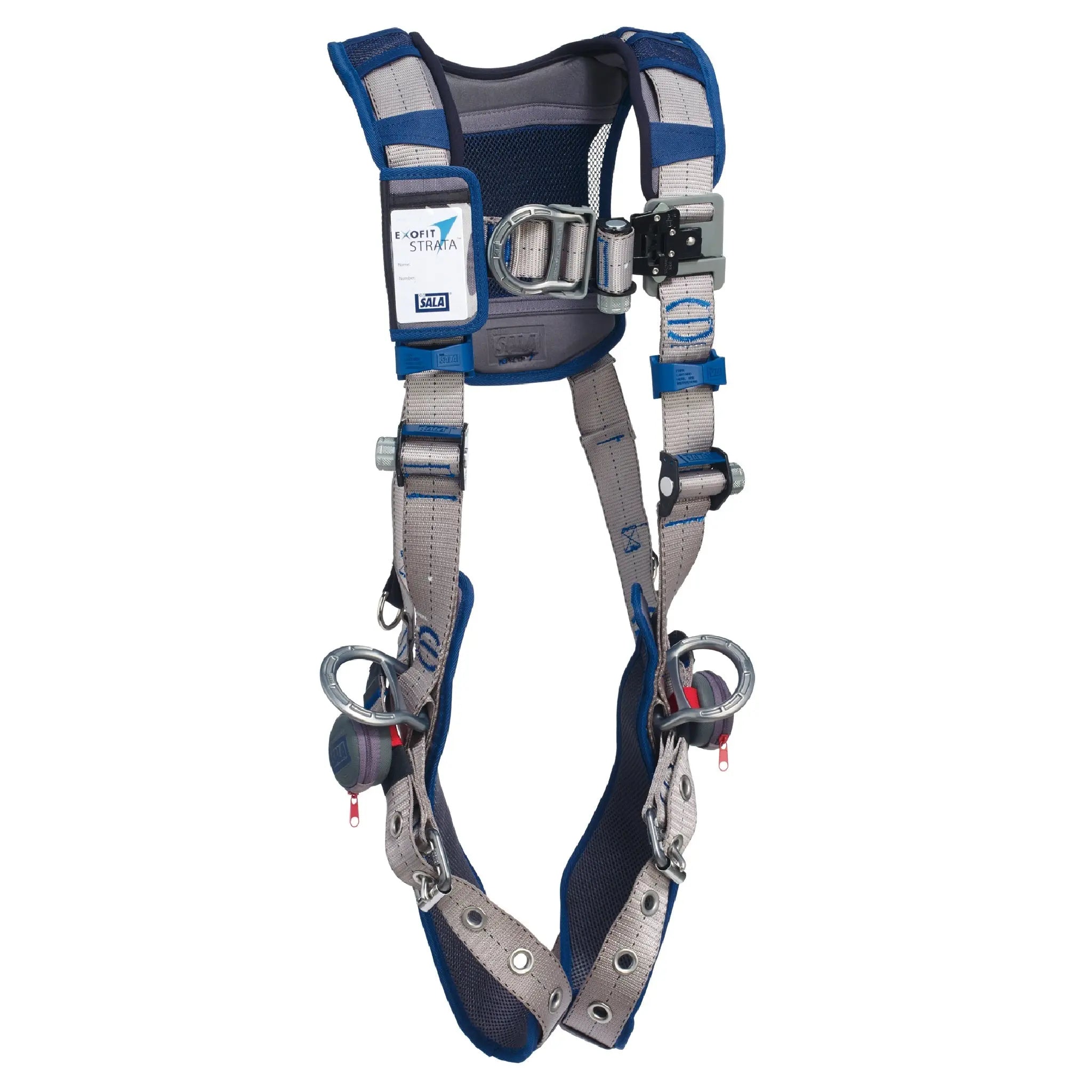 3M DBI-SALA ExoFit STRATA Vest-Style Positioning/Climbing Harness 1112533, Grey, Blue, X-Large, 1 EA, Main Image