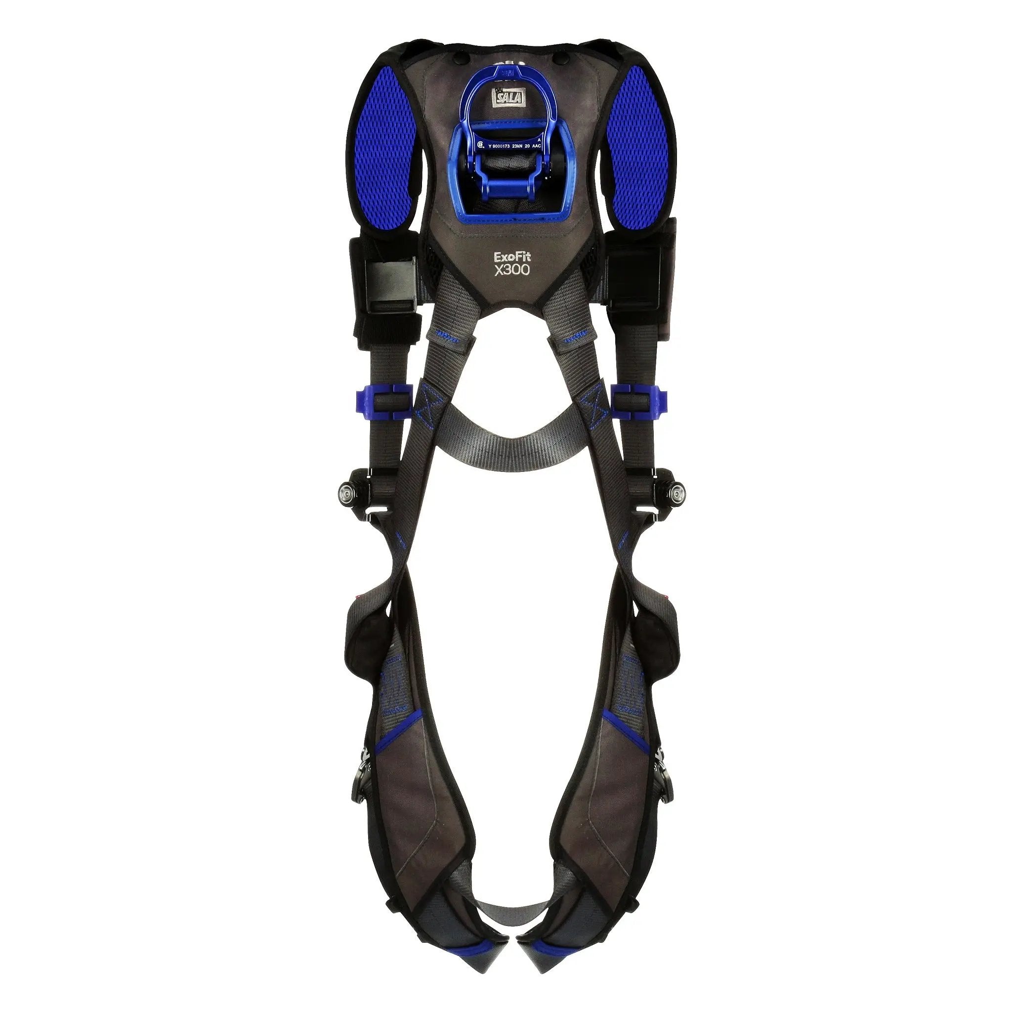 3M DBI-SALA ExoFit X300 Comfort Vest Safety Harness, Gray, 1 Each