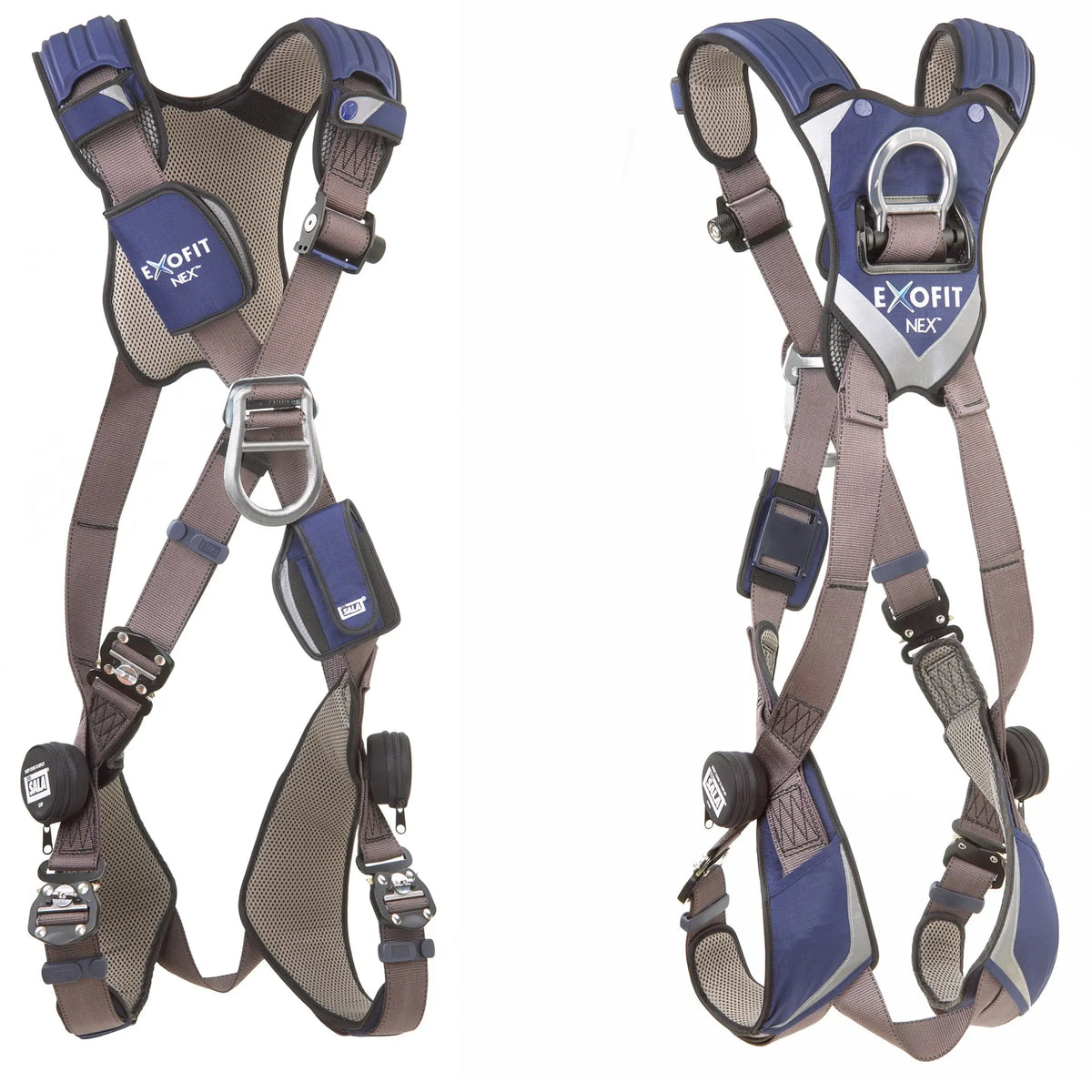 3M DBI-SALA ExoFit NEX Cross-Over Style Climbing Harness 1113097, Large, 1 EA, Front and Back