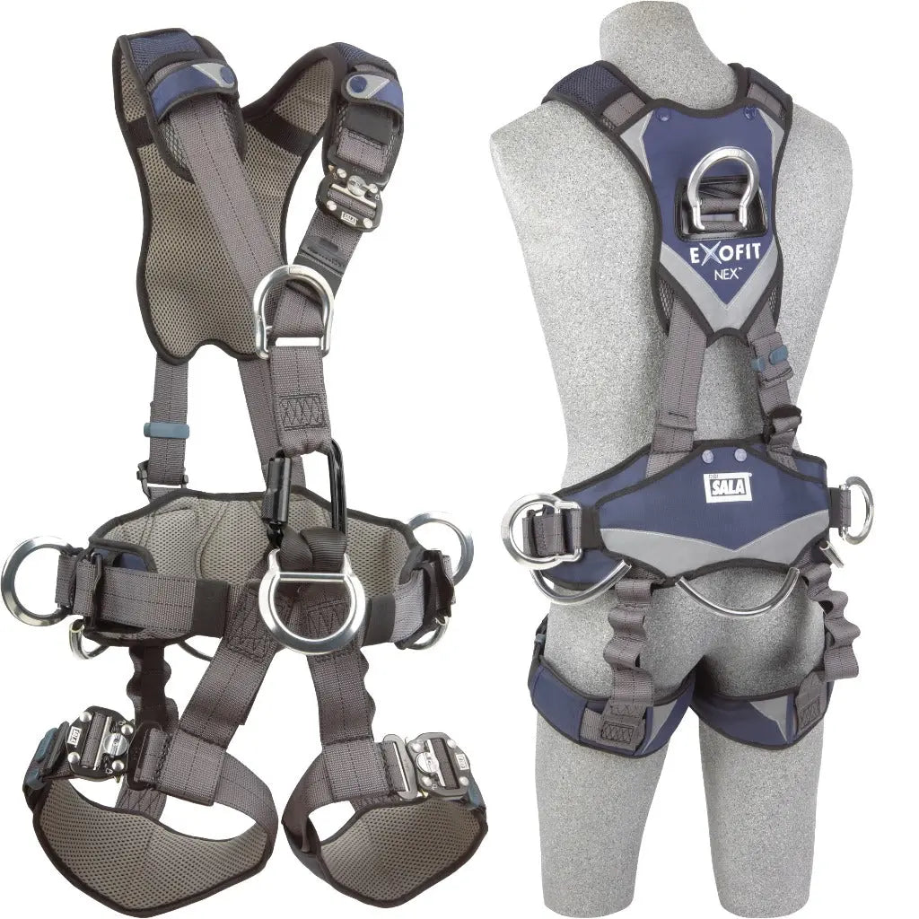 3M DBI-SALA ExoFit NEX Rope Access/Rescue Harness 1113346, Medium, 1 EA
