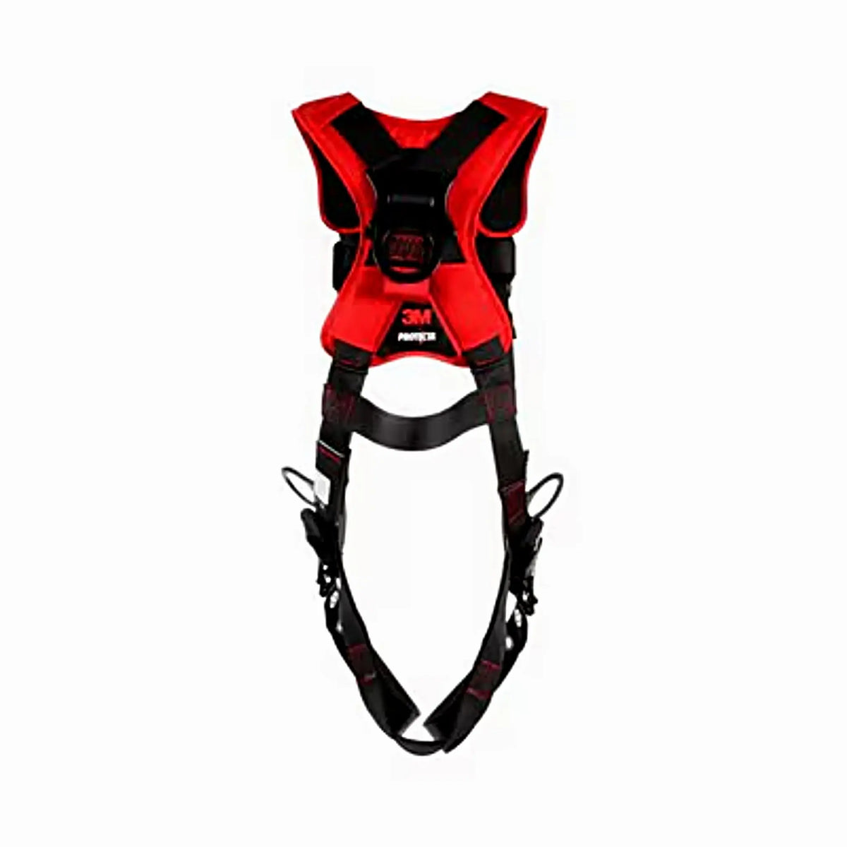 3M Protecta Comfort Vest-Style Positioning Harness 1161413 Black Small 1 EA Case, Back