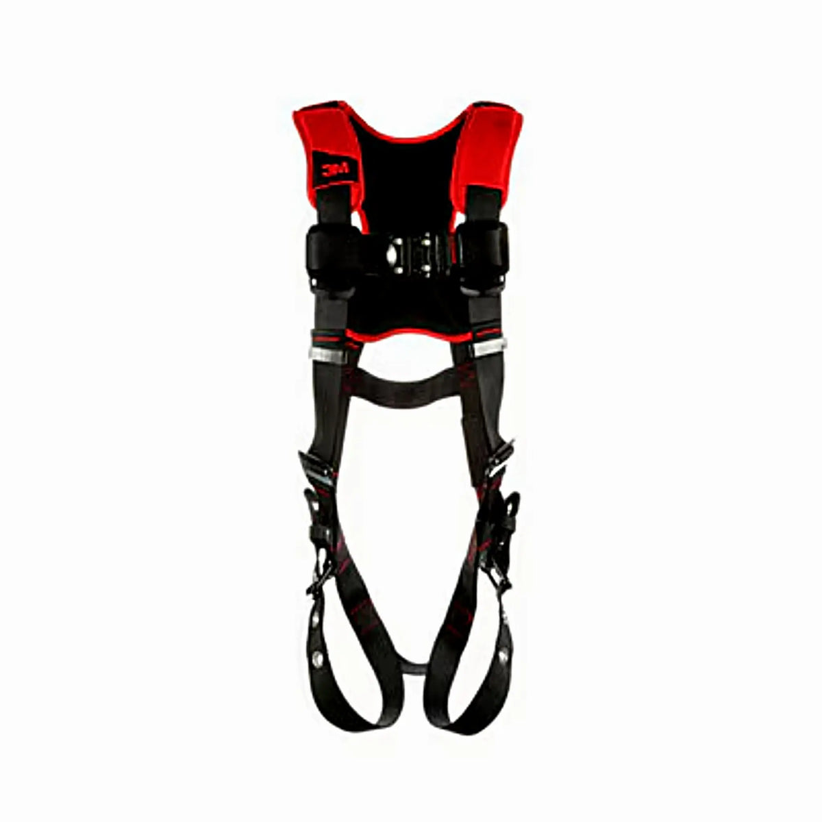 3M Protecta Comfort Vest-Style Harness 1161422 Black X-Large 1 EA Case, Main Image