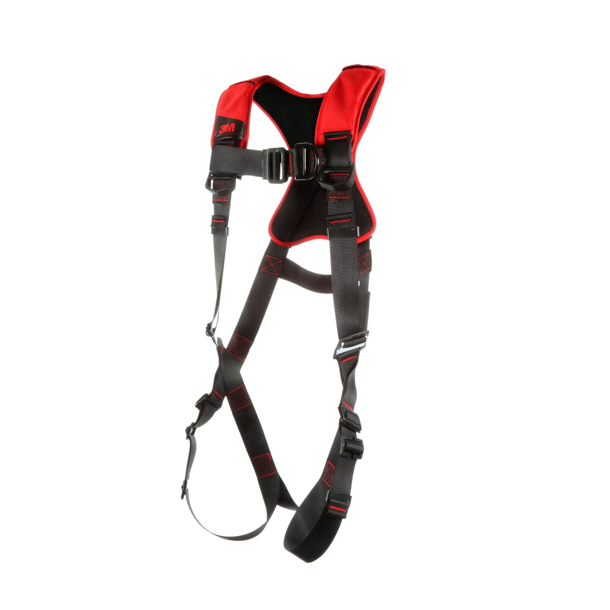 3M Protecta Comfort Vest-Style Climbing Harness 1161433 Black Small 1 EA Case, Side