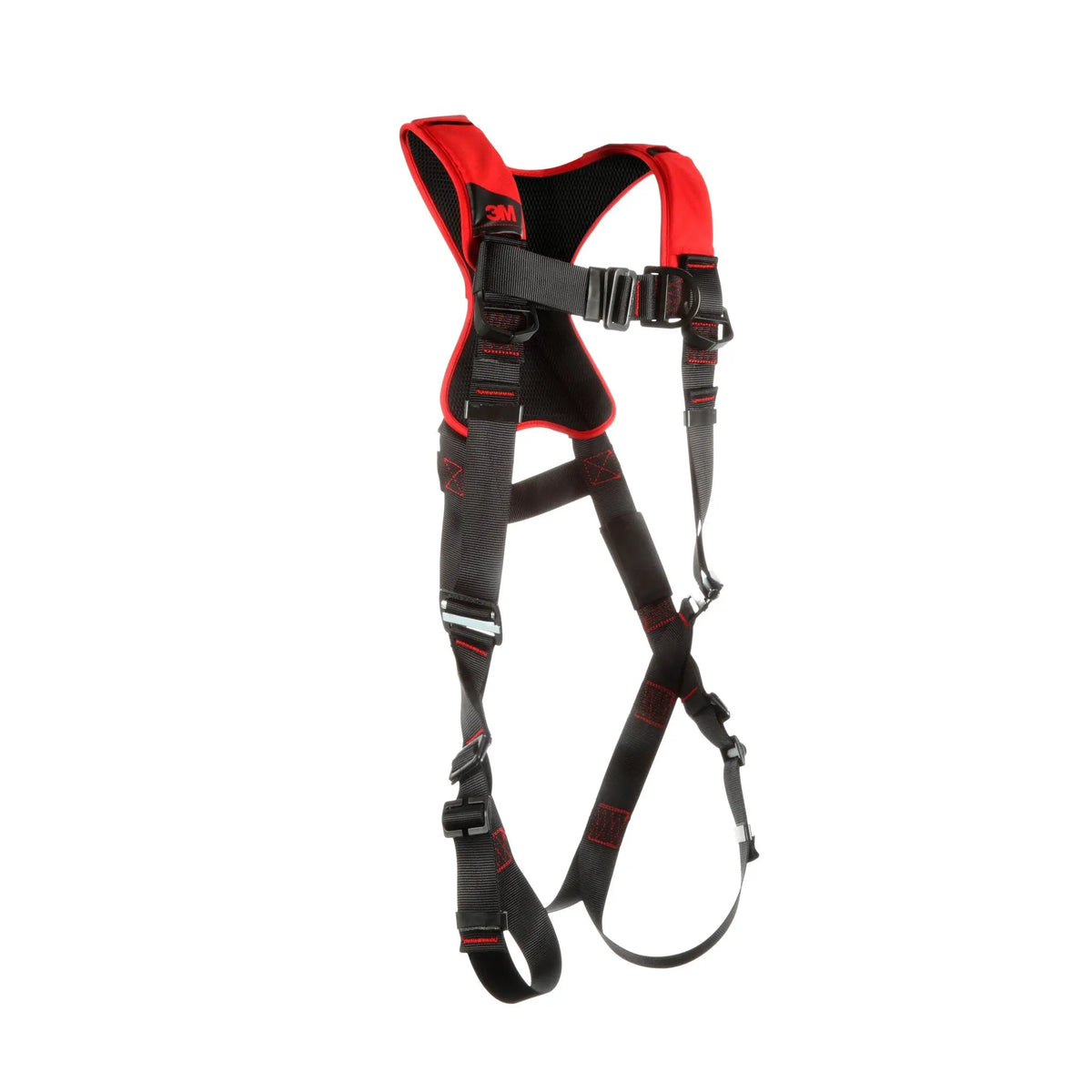 3M Protecta Comfort Vest-Style Climbing Harness 1161435 Black X-Large 1 EA Case, Side