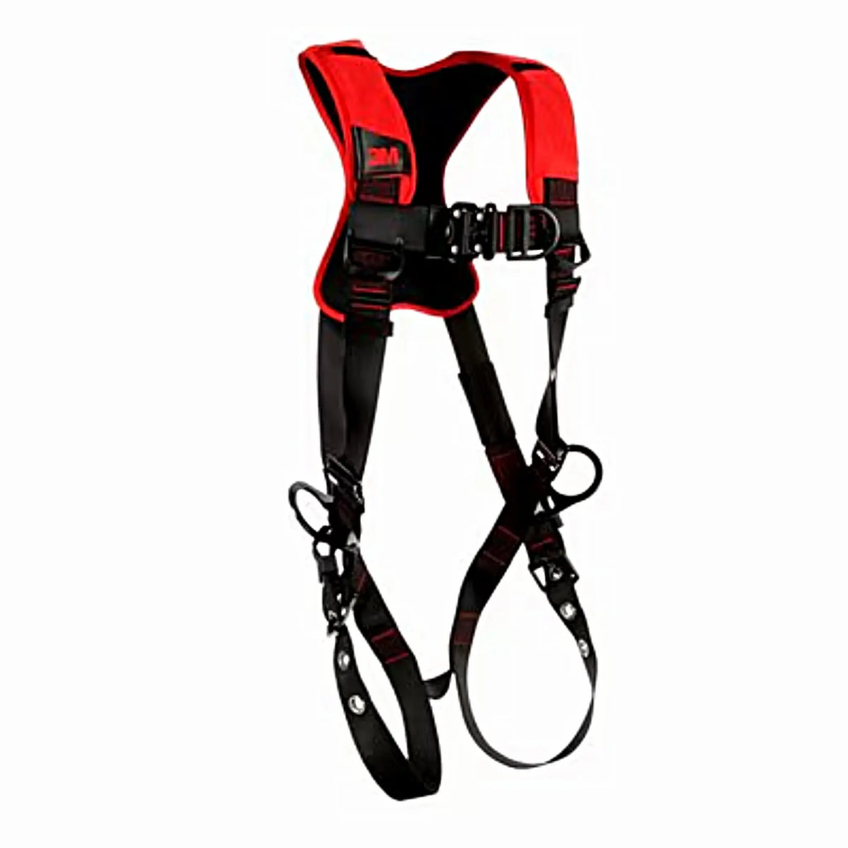 3M Protecta Comfort Vest-Style Positioning Climbing Harness 1161441 Black X-Large 1 EA Case, Side