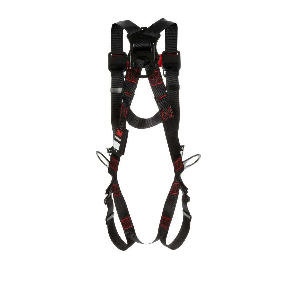 3M Protecta Vest-Style Positioning Harness 1161561 Black X-Large 1 EA Case, Back