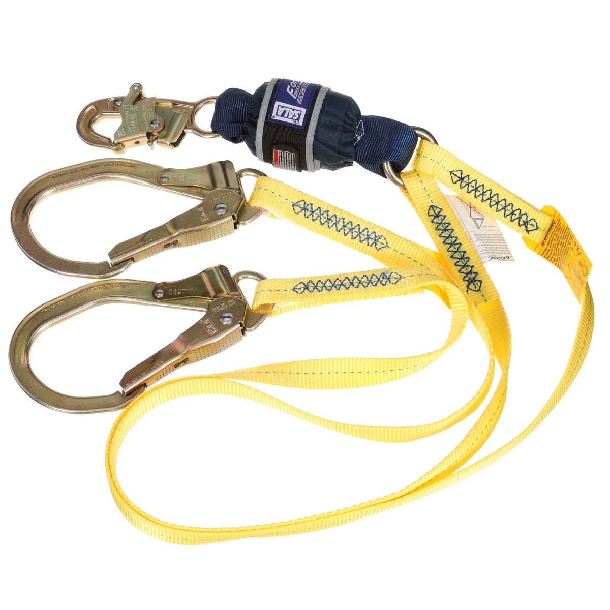 3M DBI-SALA Force2 100% Tie-Off Shock Absorbing Lanyard 1246159, Yellow, 6 ft. (1.8m), 1 EA/Case, 4th Image