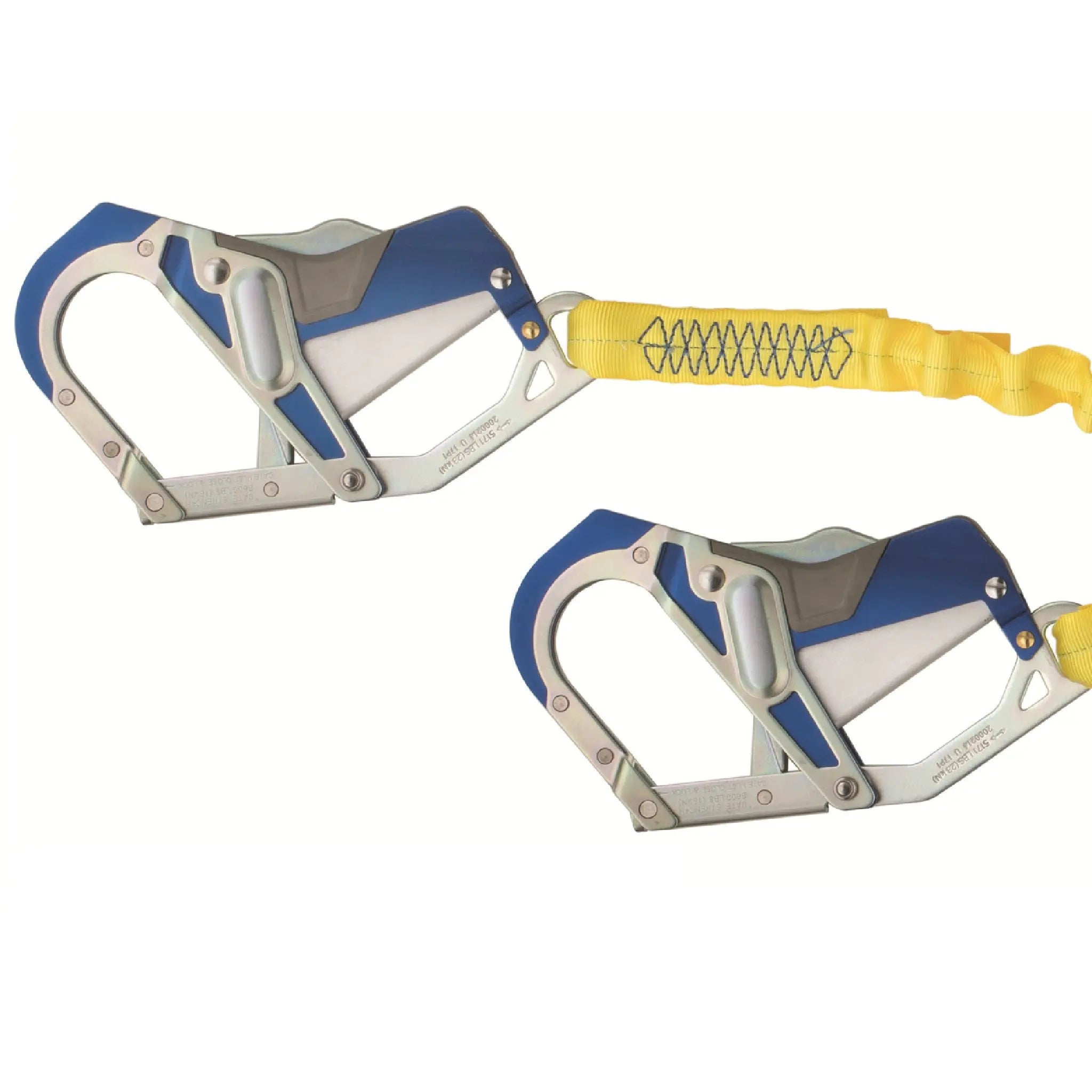 3M DBI-SALA 1246415 Force2 Elastic 100% Tie-Off Shock Absorbing Lanyard, Yellow, 1 EA, 4th image
