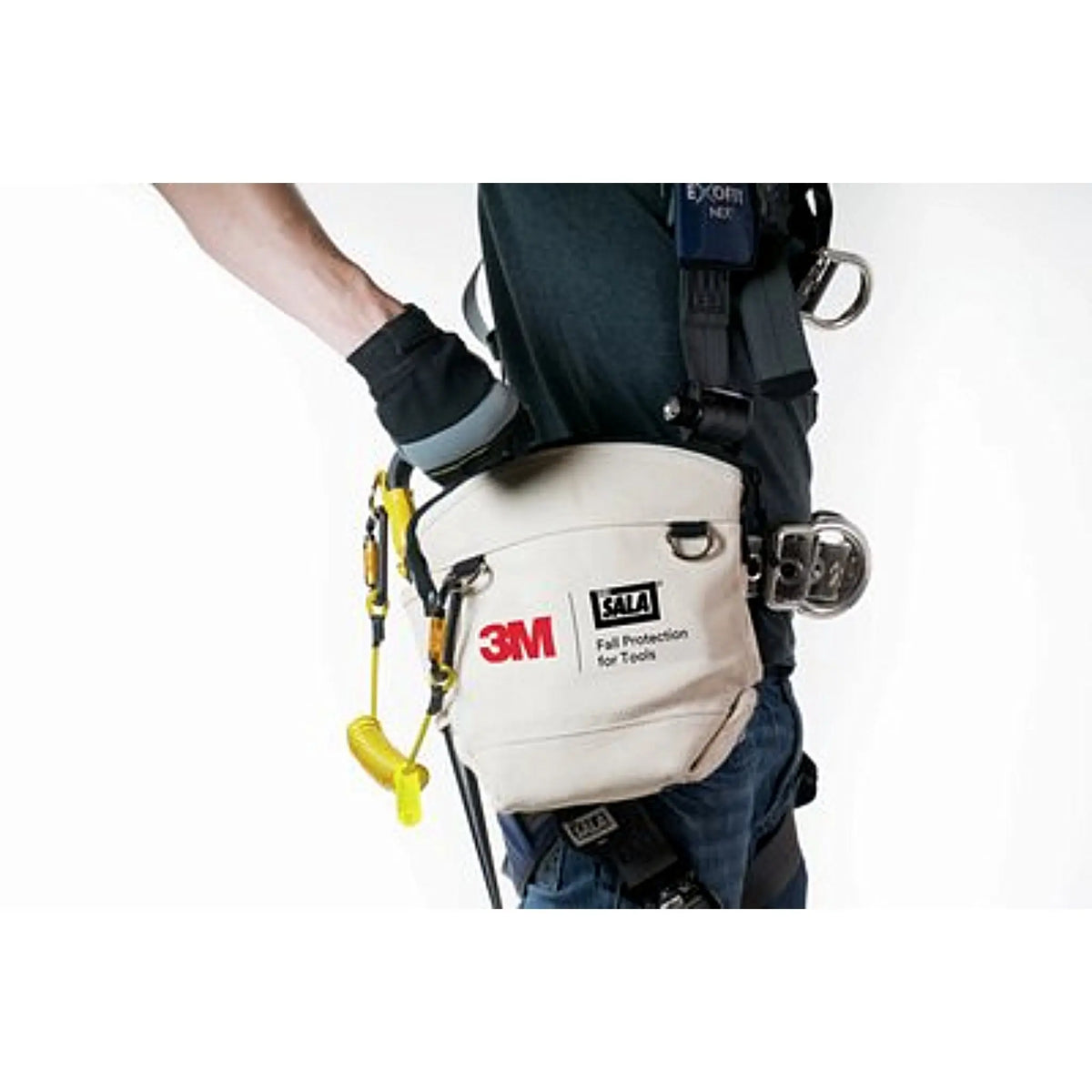 3M DBI-SALA Utility Pouch with Zipper 1500130, White, 1 EA